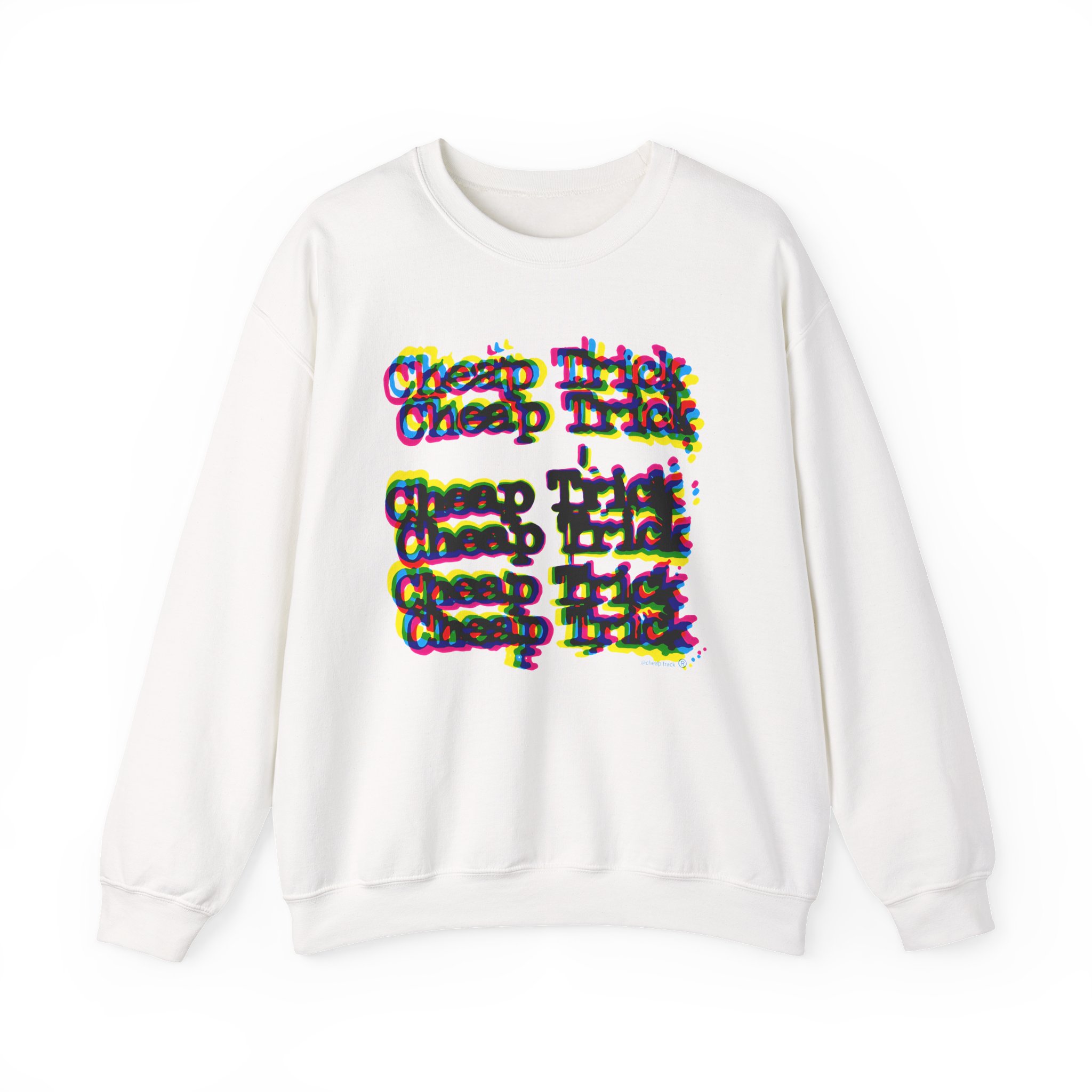 Cheap Trick 3d Logo Unisex Heavy Blendâ„¢ Crewneck Sweatshirt