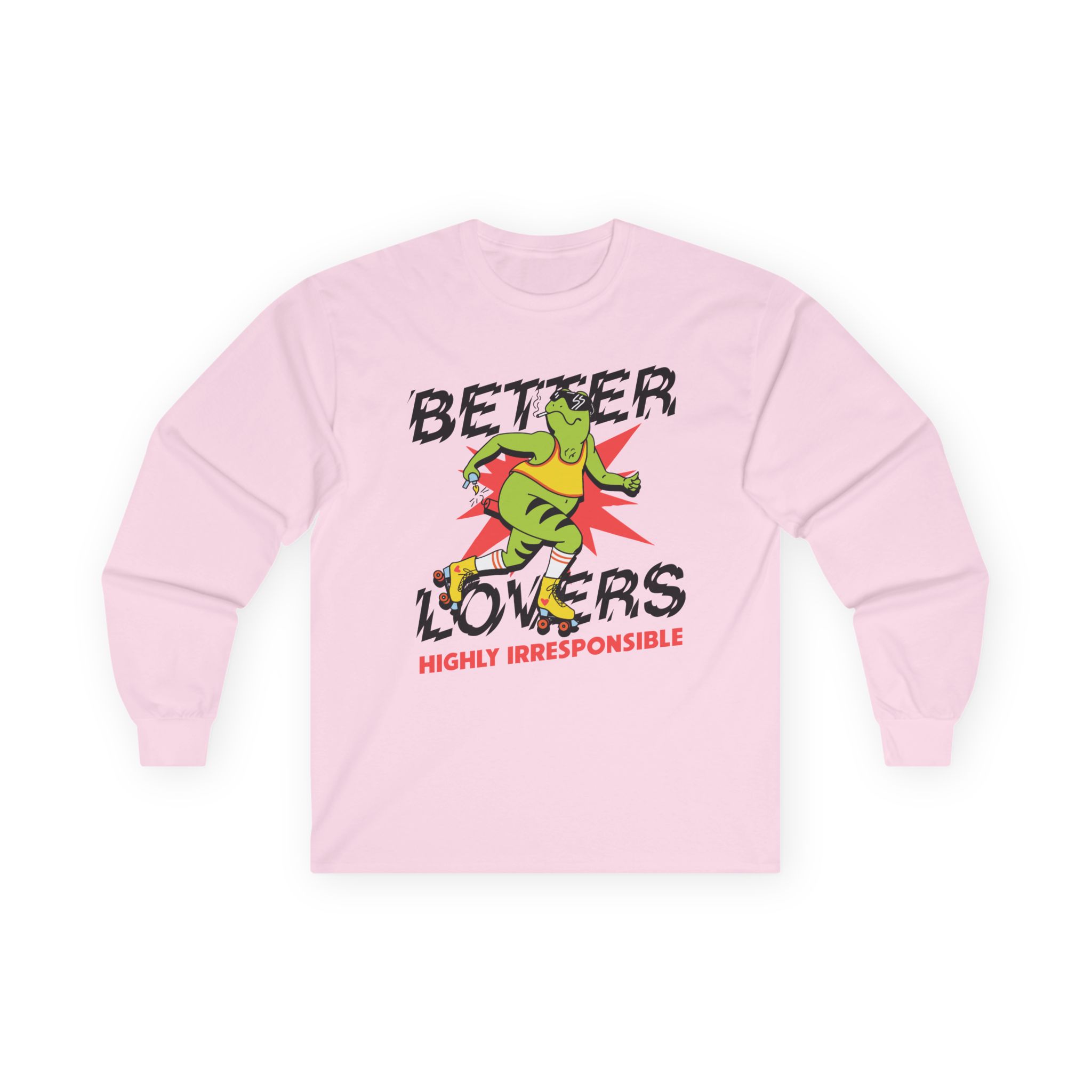 Better Lovers Skating Frog Unisex Ultra Cotton Long Sleeve Tee