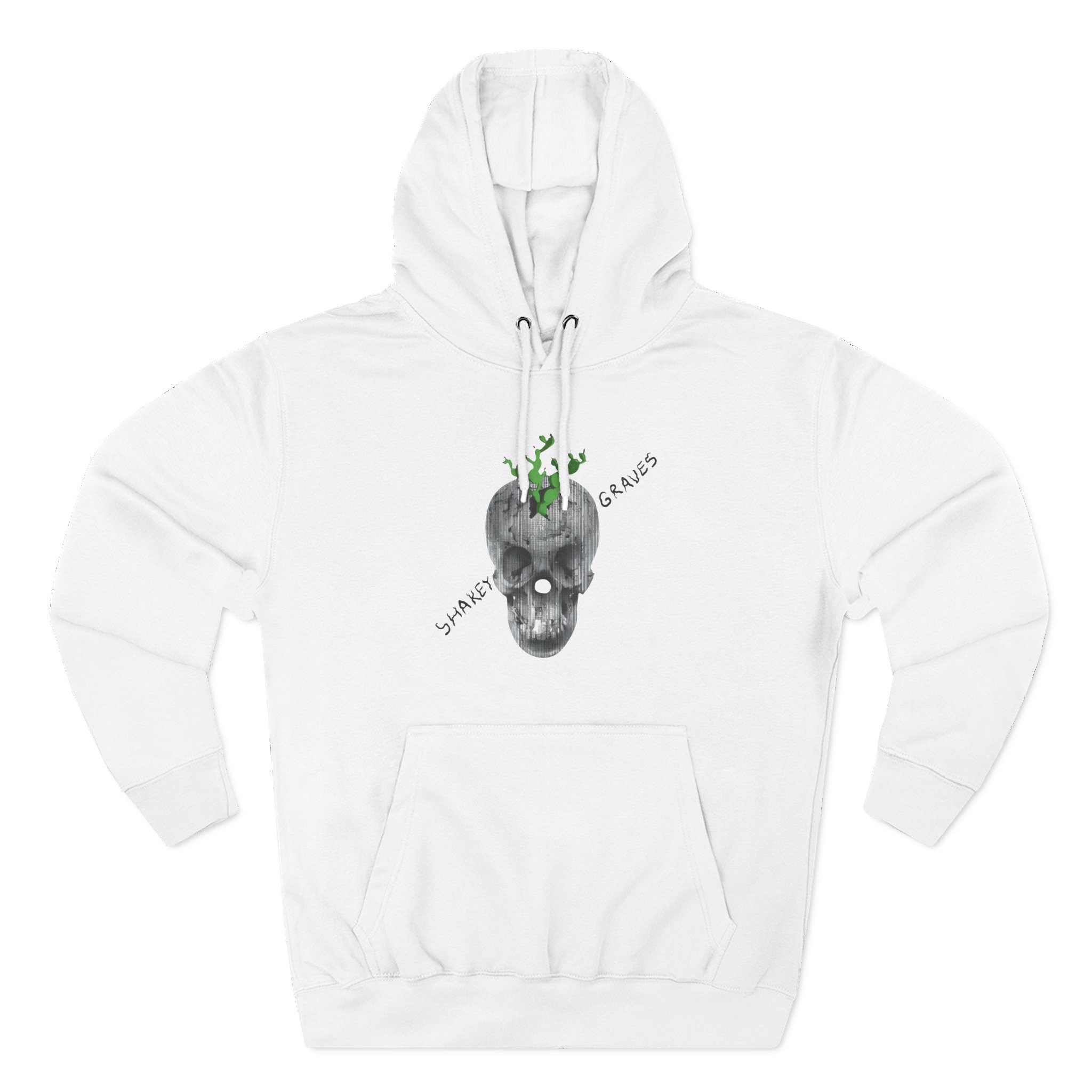 Shakey Graves Skull Three-Panel Fleece Hoodie