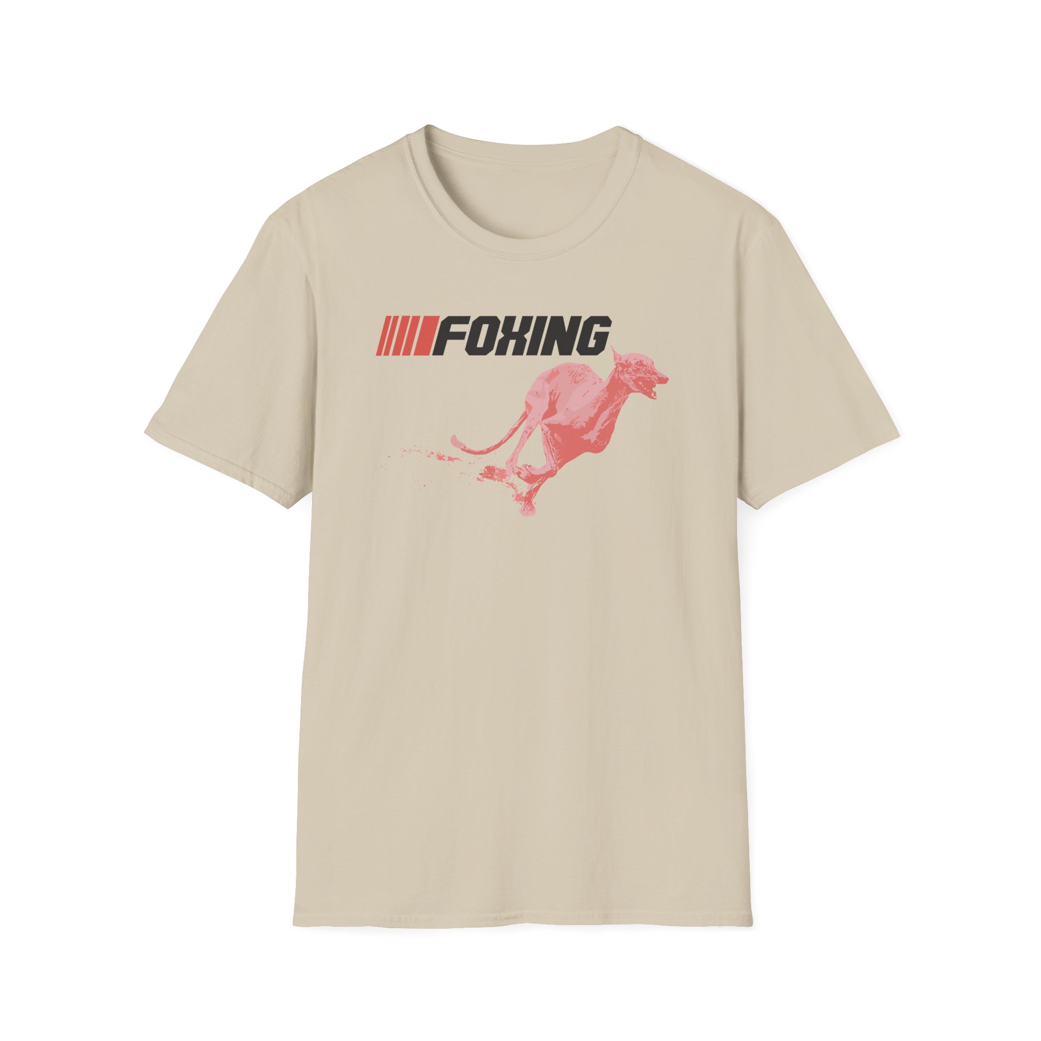 Foxing Greyhound Unisex Softstyle T-Shirt
