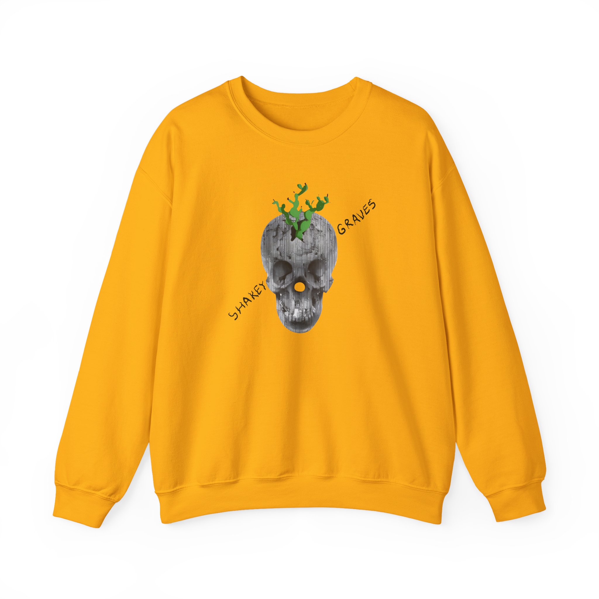 Shakey Graves Skull Unisex Heavy Blendâ„¢ Crewneck Sweatshirt