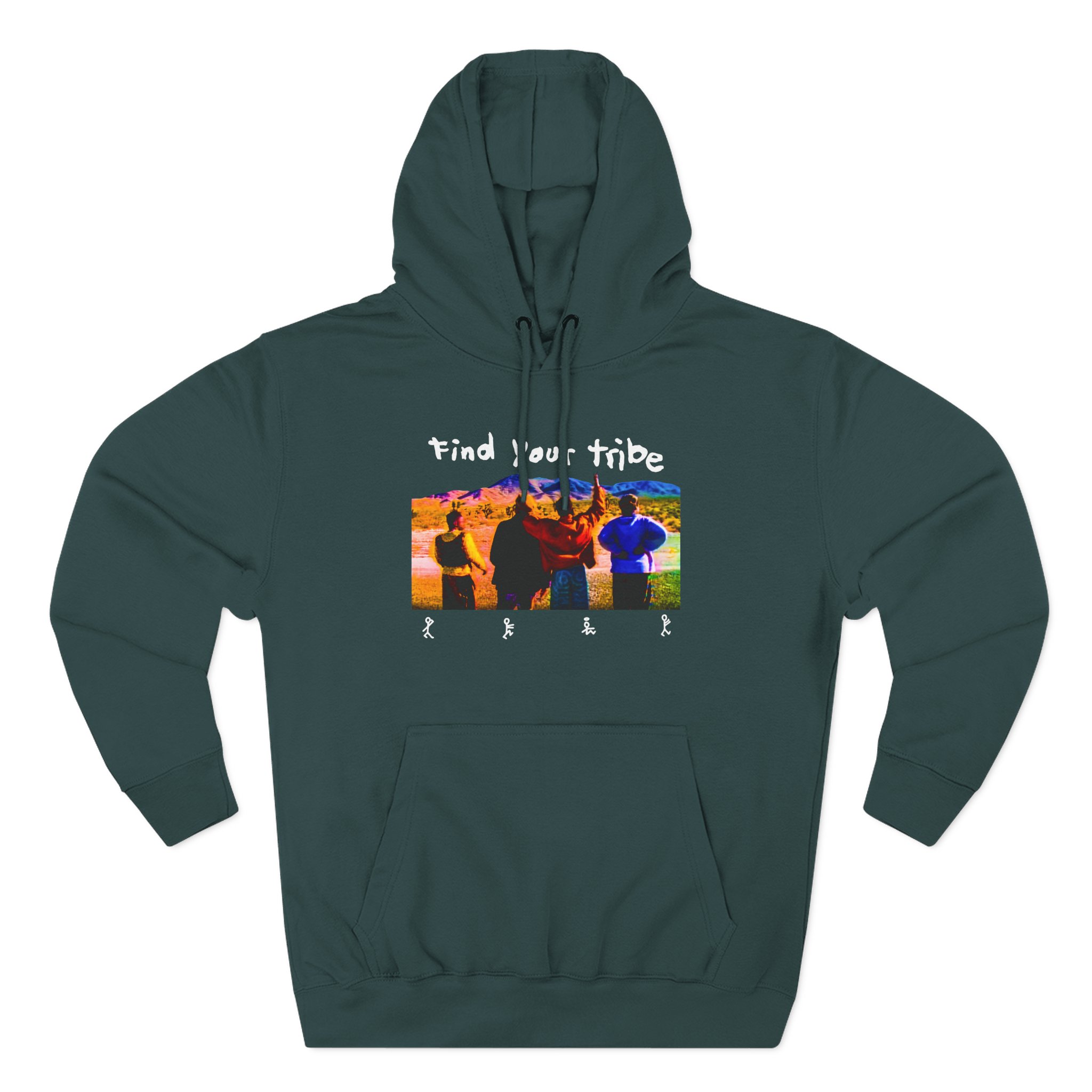 A Tribe Called Quest Find Your Tribe Three-Panel Fleece Hoodie