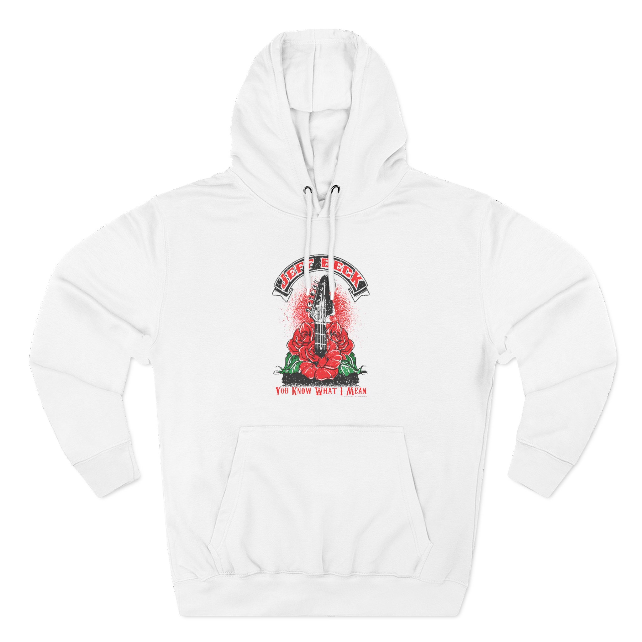 Jeff Beck You Know What I Mean Three-Panel Fleece Hoodie