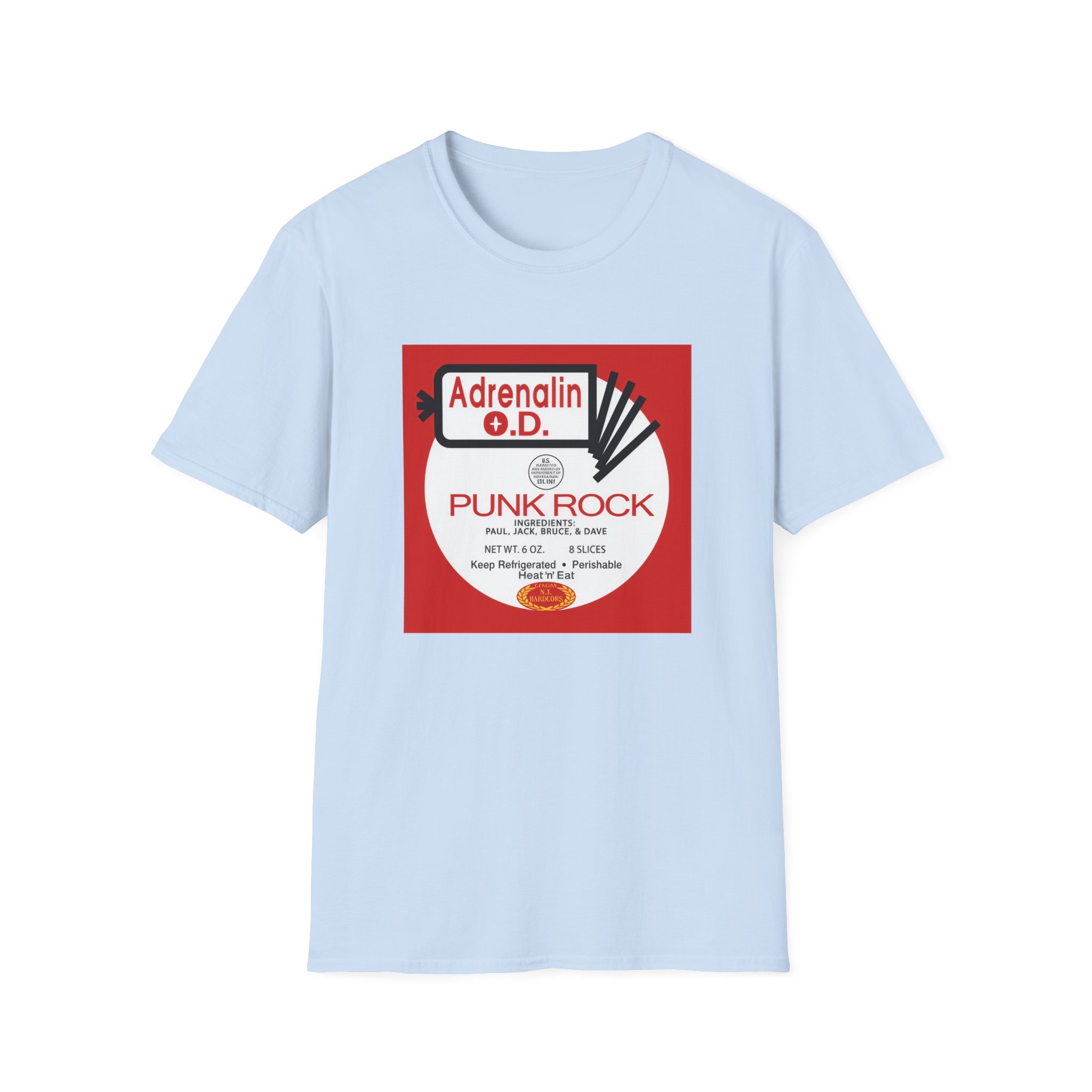 Adrenalin Od Pork Roll Unisex Softstyle T-Shirt