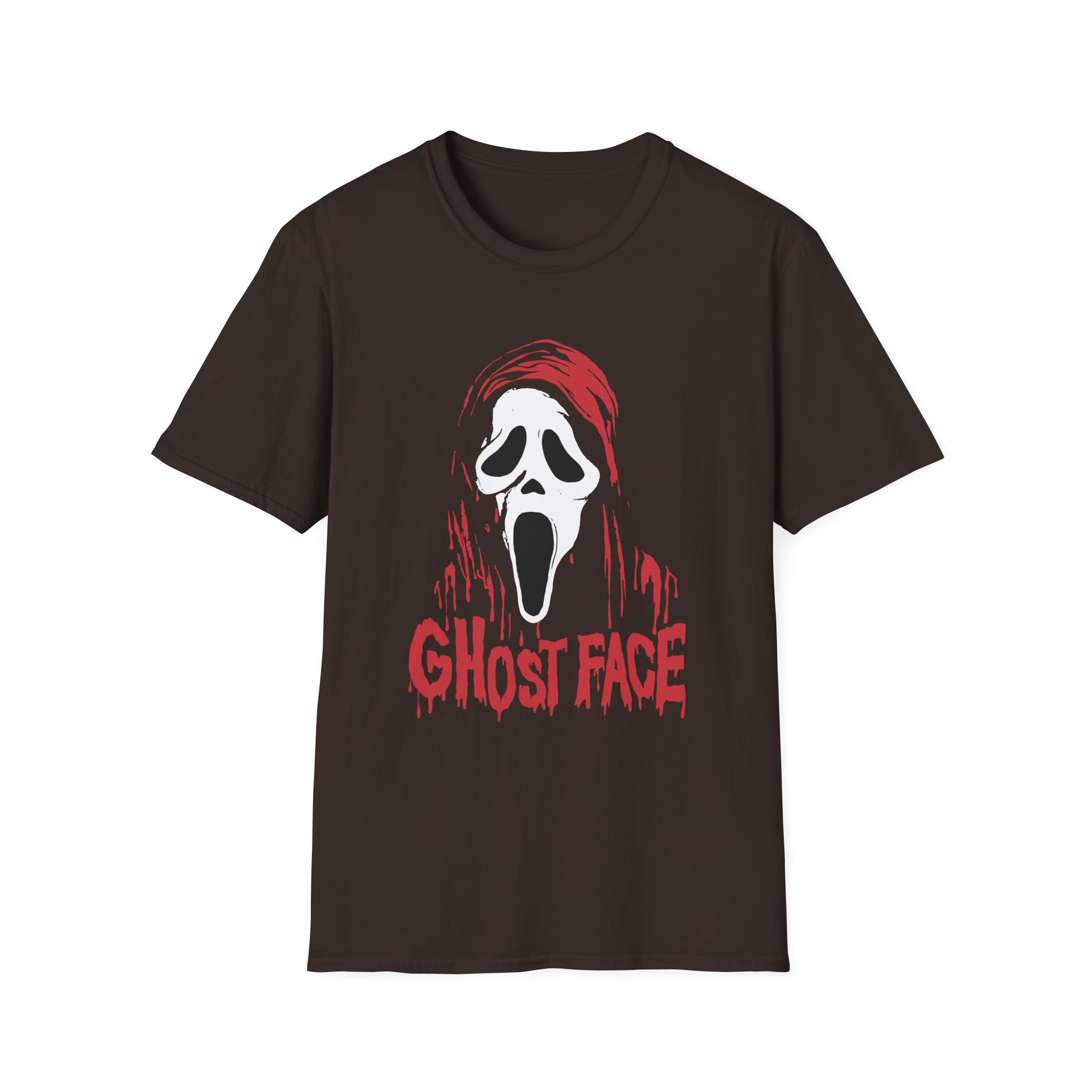 Ghostface Drippy Mask Unisex Softstyle T-Shirt