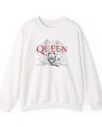 F M Queen Handwritten Unisex Heavy Blend™ Crewneck Sweatshirt