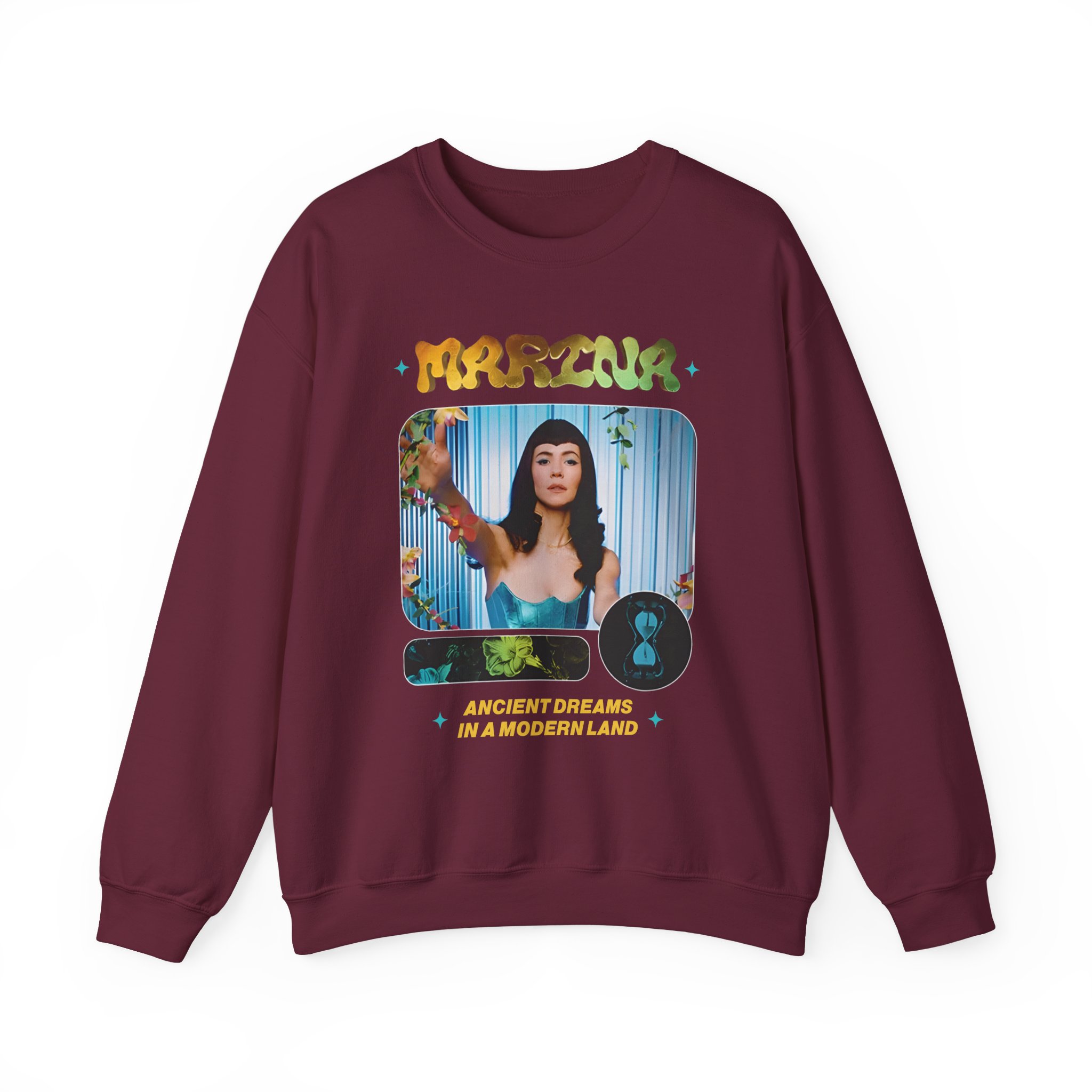 Marina Dreams Frame Unisex Heavy Blendâ„¢ Crewneck Sweatshirt