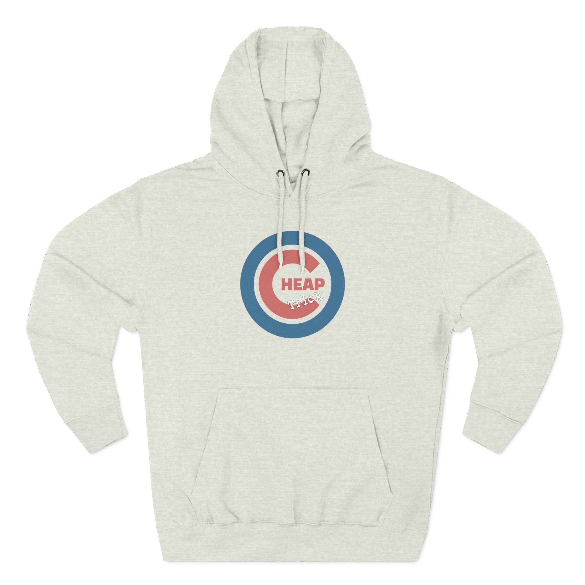 Cheap Trick Stacked Logo Three-Panel Fleece Hoodie