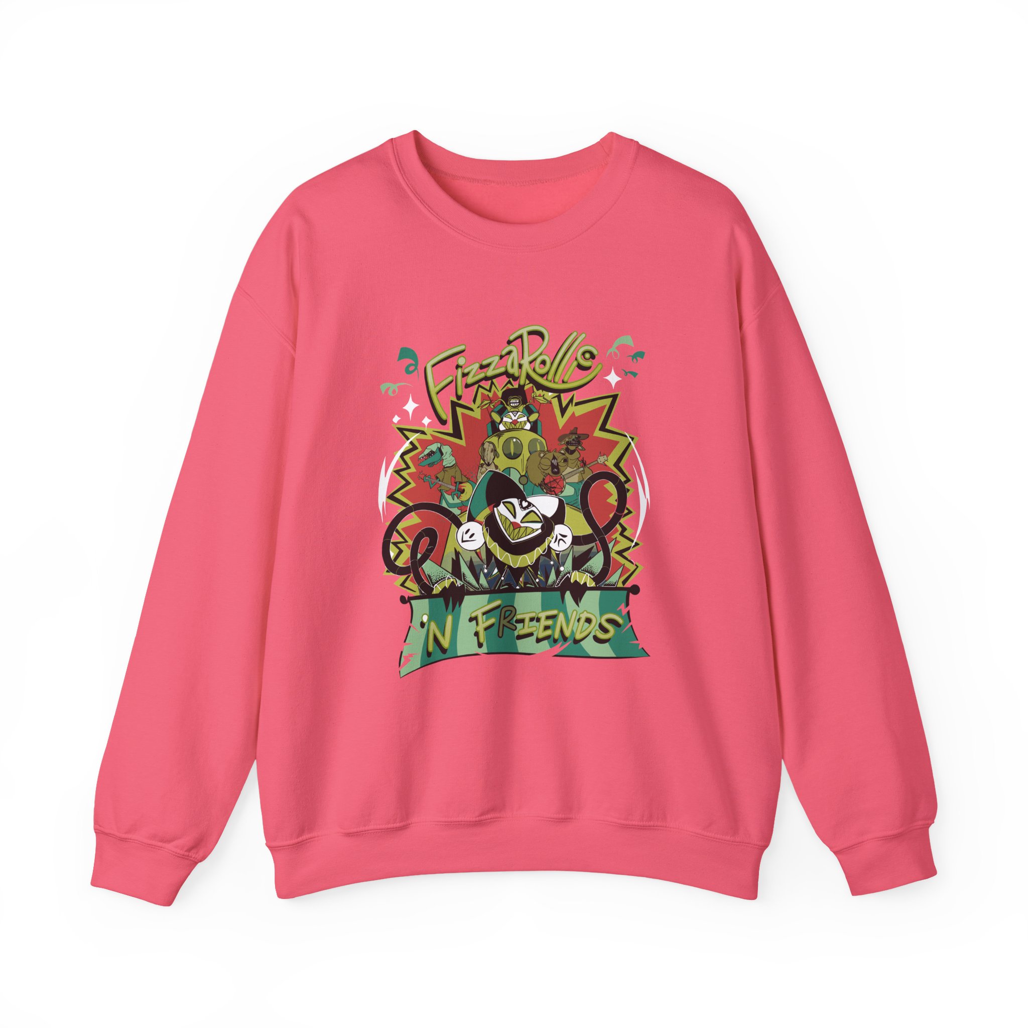 Helluva Boss Fizz N Friends Unisex Heavy Blendâ„¢ Crewneck Sweatshirt