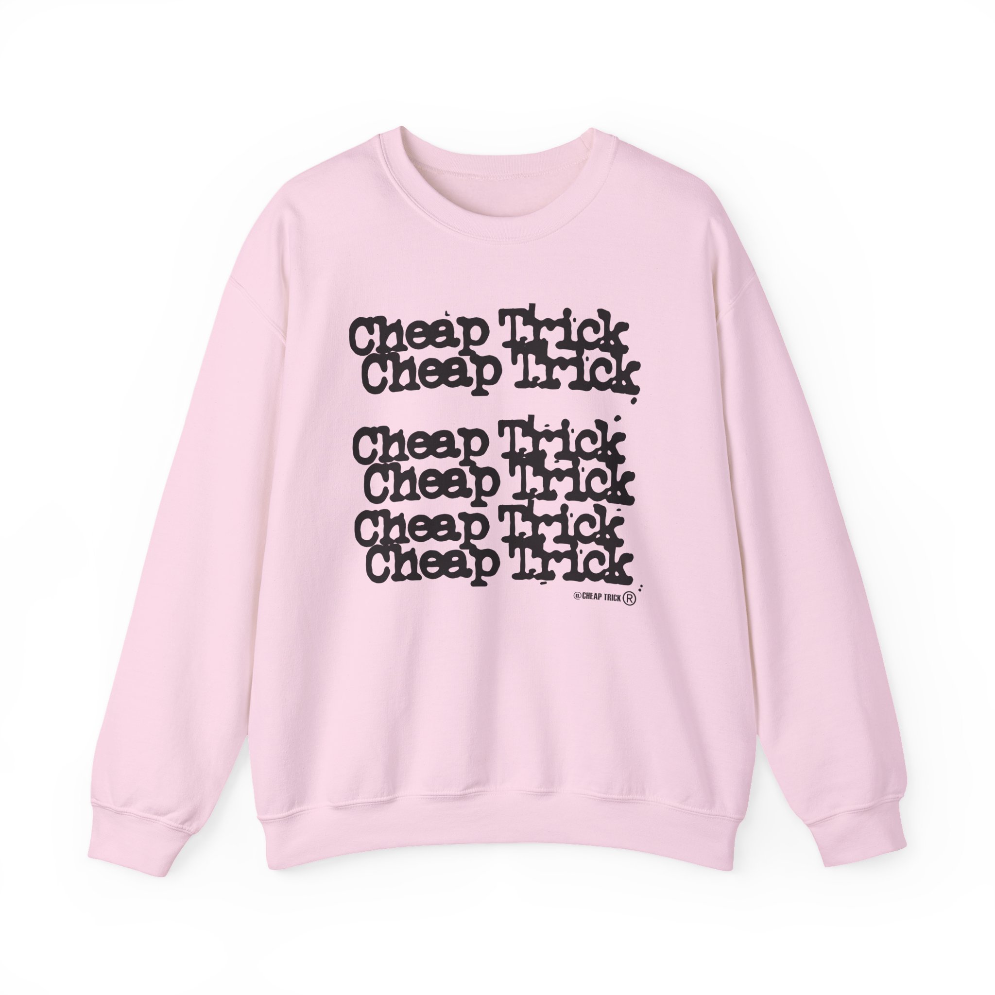 Cheap Trick Stacked Logo Unisex Heavy Blendâ„¢ Crewneck Sweatshirt