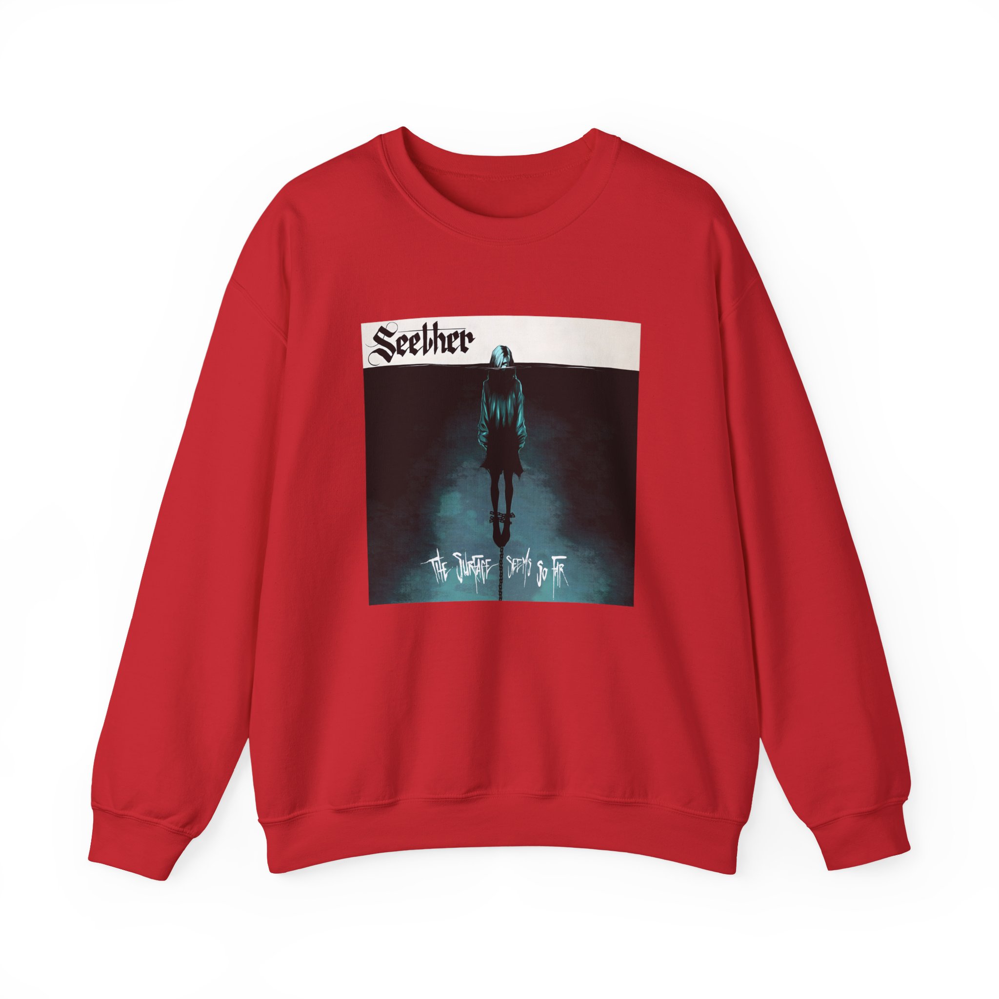 Seether the Surface Seems So Far Unisex Heavy Blendâ„¢ Crewneck Sweatshirt