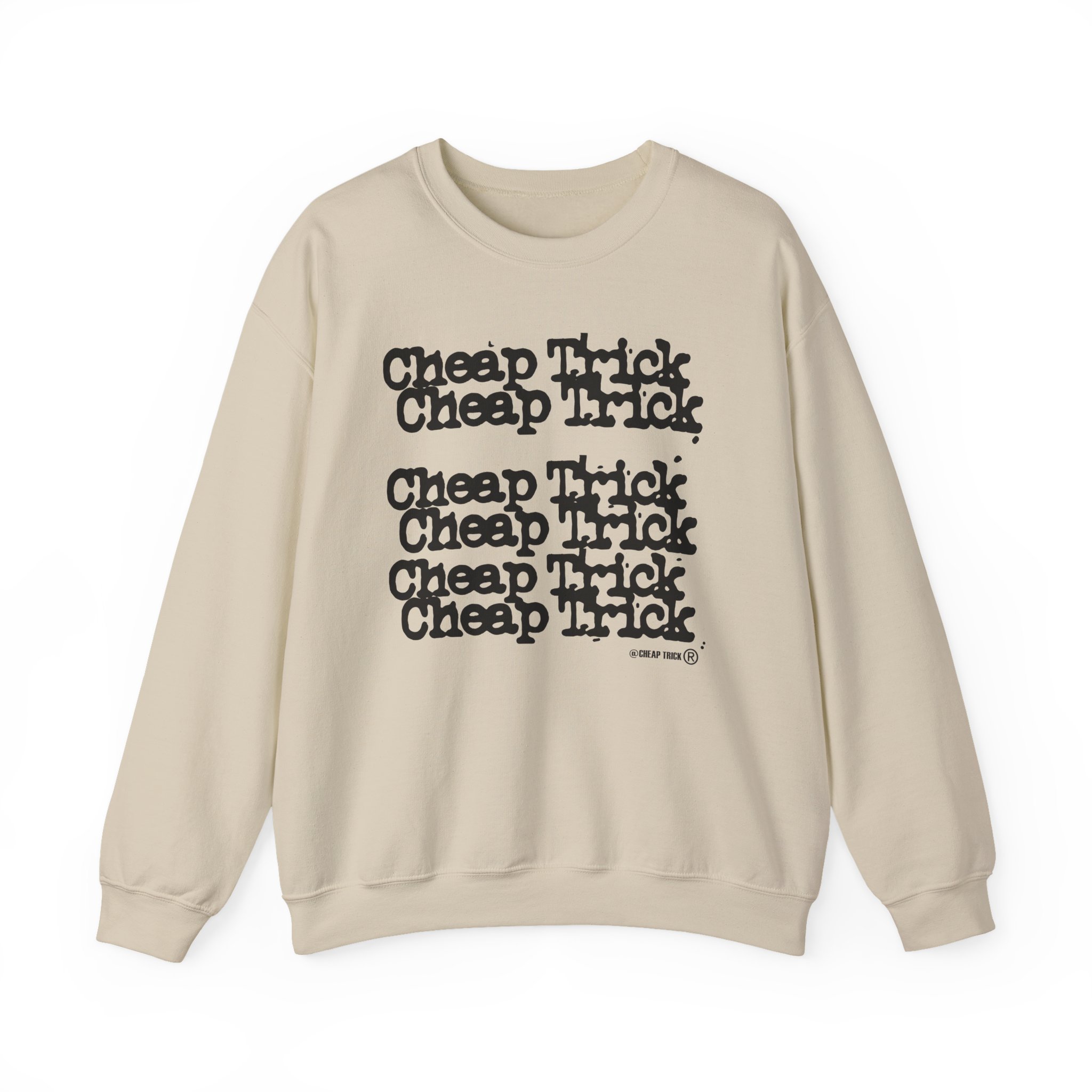 Cheap Trick Stacked Logo Unisex Heavy Blendâ„¢ Crewneck Sweatshirt