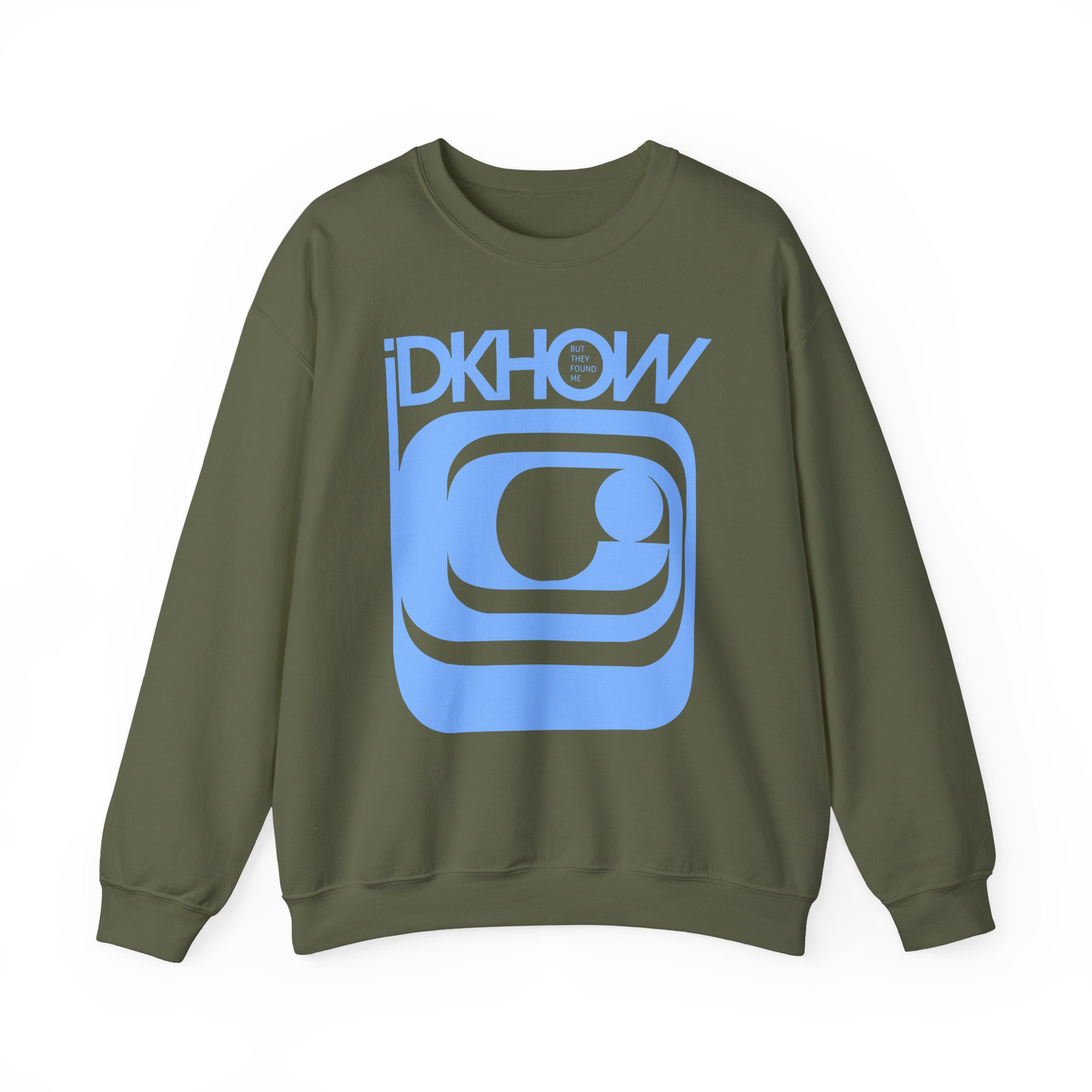 iDKHOW SWIRL MONITOR Unisex Heavy Blendâ„¢ Crewneck Sweatshirt