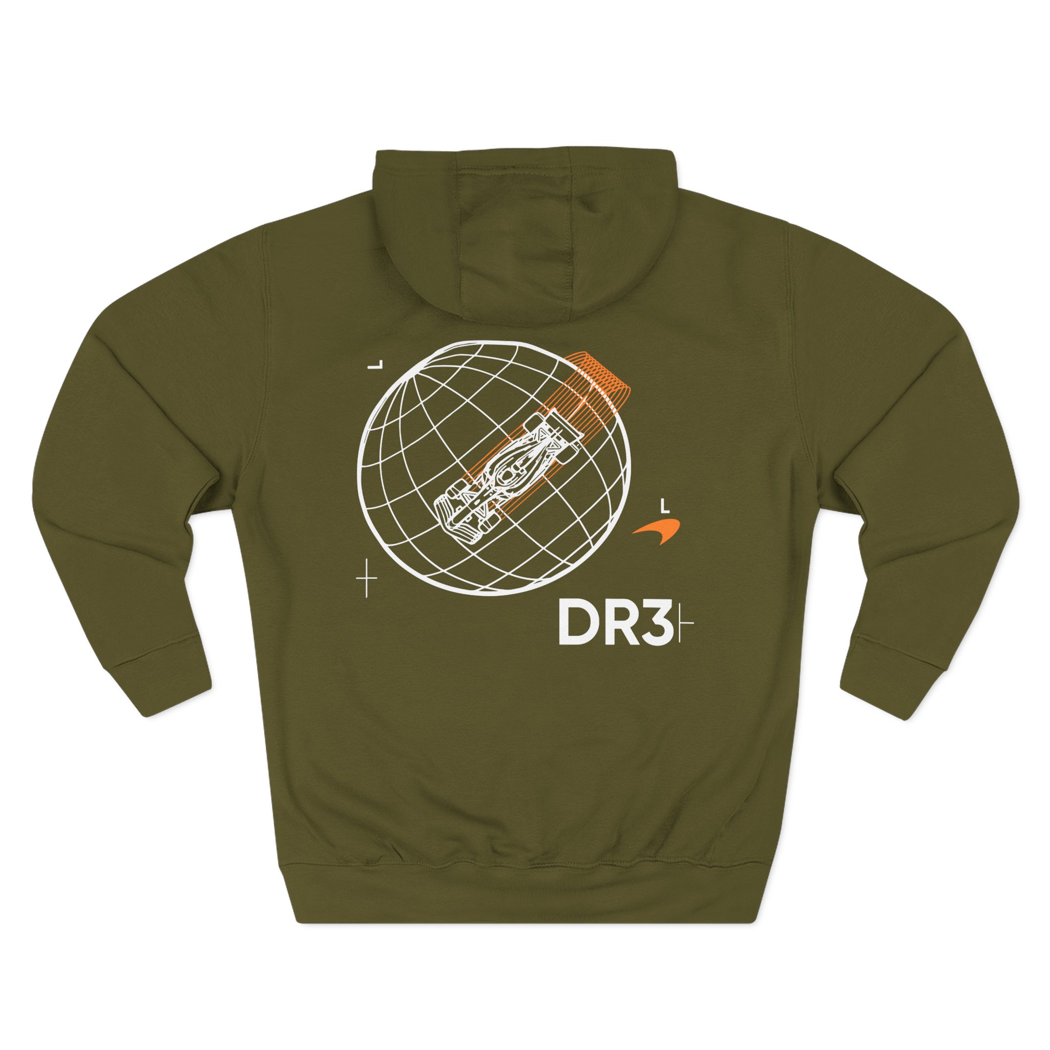 Dr3 Daniel Ricciardo Three-Panel Fleece Hoodie