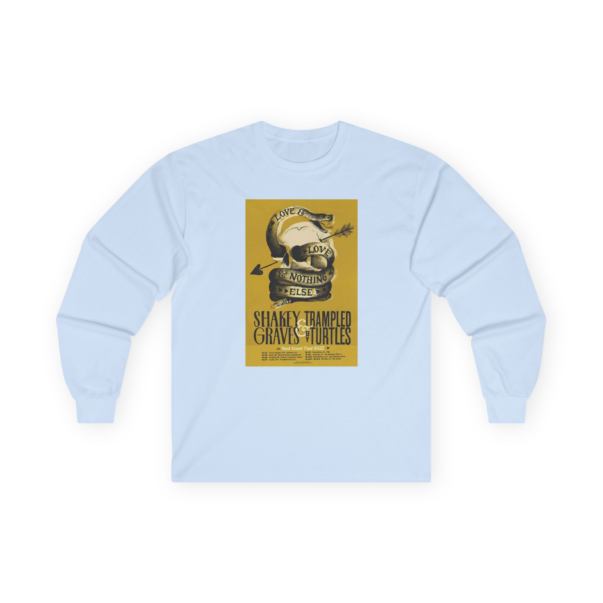 Shakey Graves West Coast Tour Unisex Ultra Cotton Long Sleeve Tee