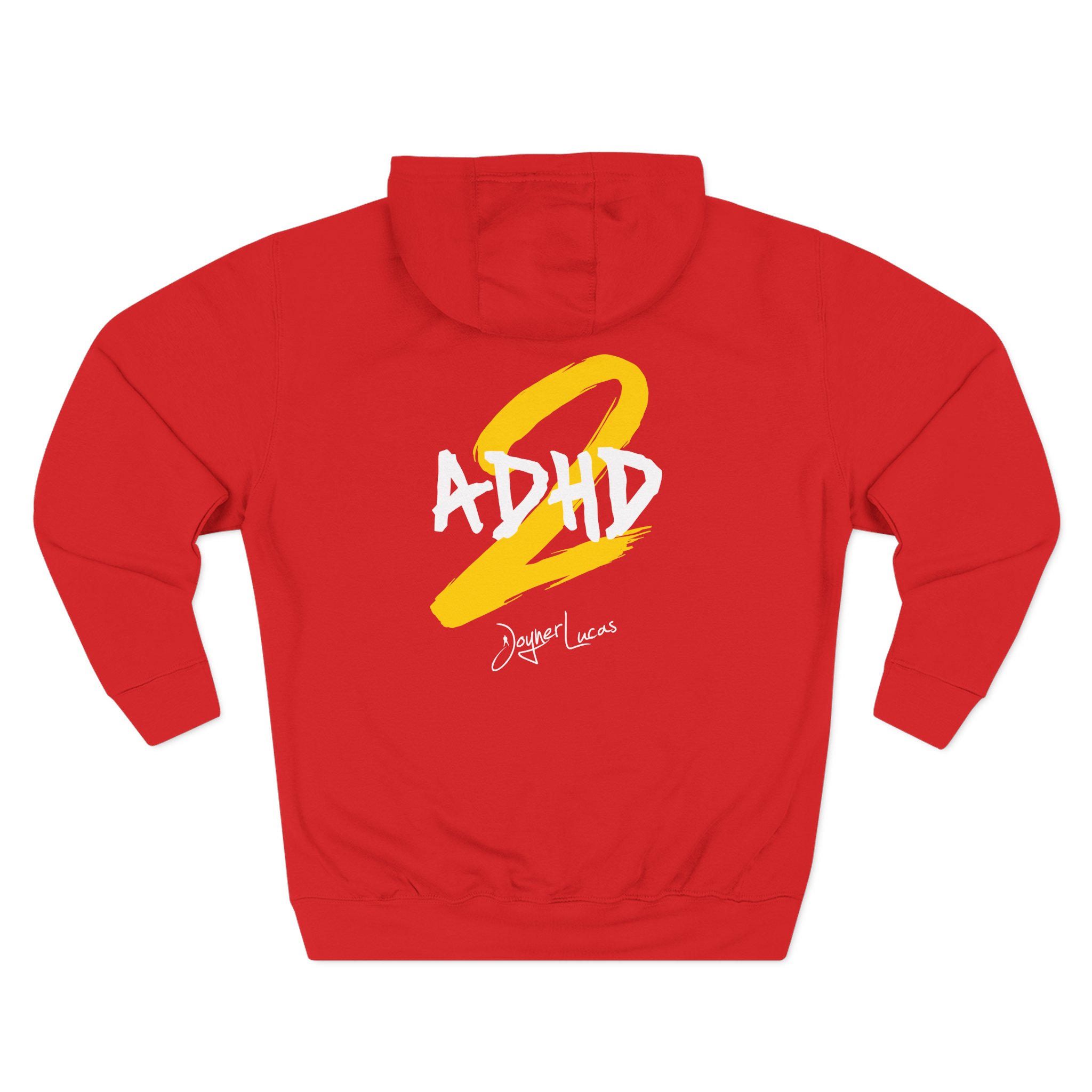 Joyner Adhd2 Logo Three-Panel Fleece Hoodie