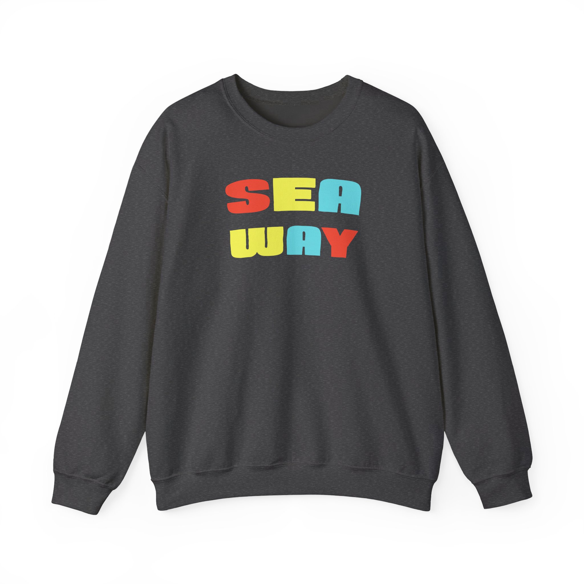 Seaway Big Vibe Stacked Unisex Heavy Blendâ„¢ Crewneck Sweatshirt