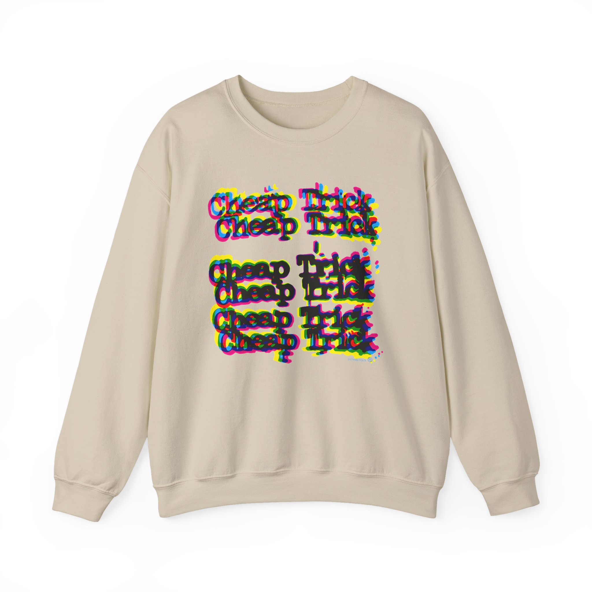 Cheap Trick 3d Logo Unisex Heavy Blendâ„¢ Crewneck Sweatshirt