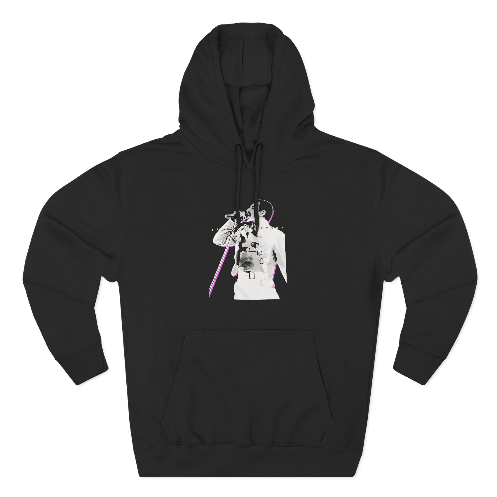 F M Glow Three-Panel Fleece Hoodie