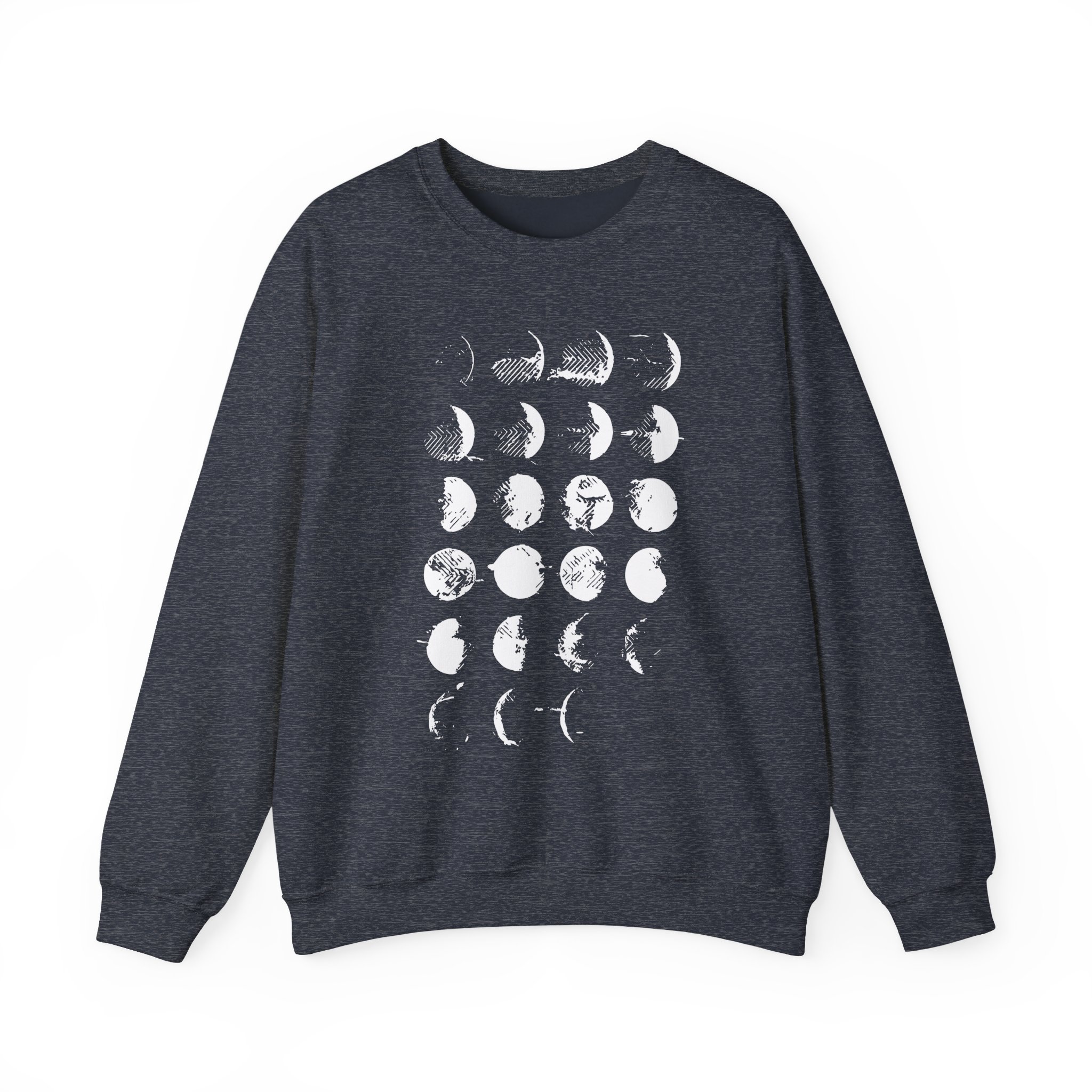Converge Moon Phases Unisex Heavy Blendâ„¢ Crewneck Sweatshirt