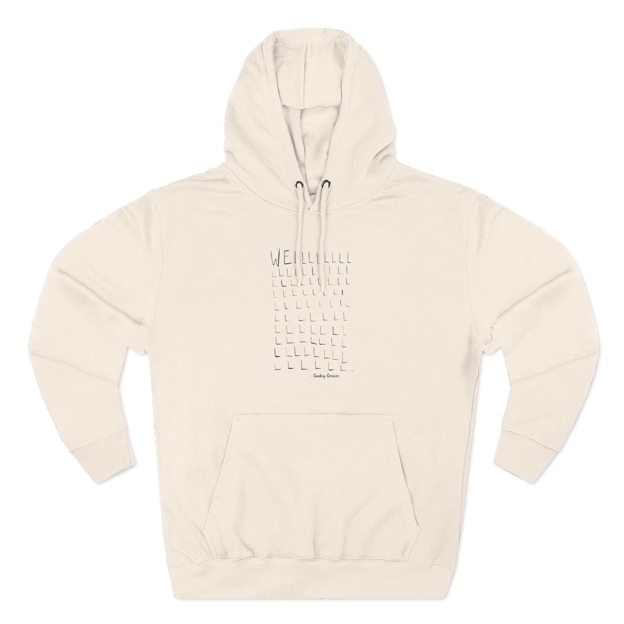 Shakey Graves WELLLL Three-Panel Fleece Hoodie