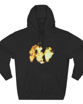 Show Me the Body Flaming Coffins Three-Panel Fleece Hoodie