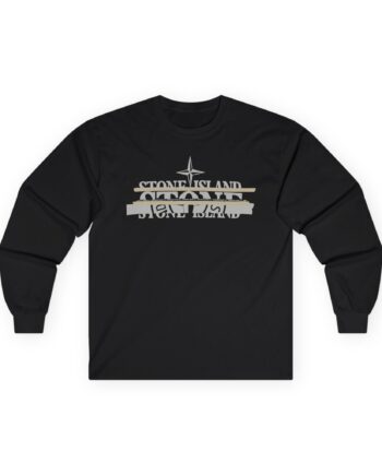 Dermot Kennedy Stone Island Band Multi Logo Unisex Ultra Cotton Long Sleeve Tee