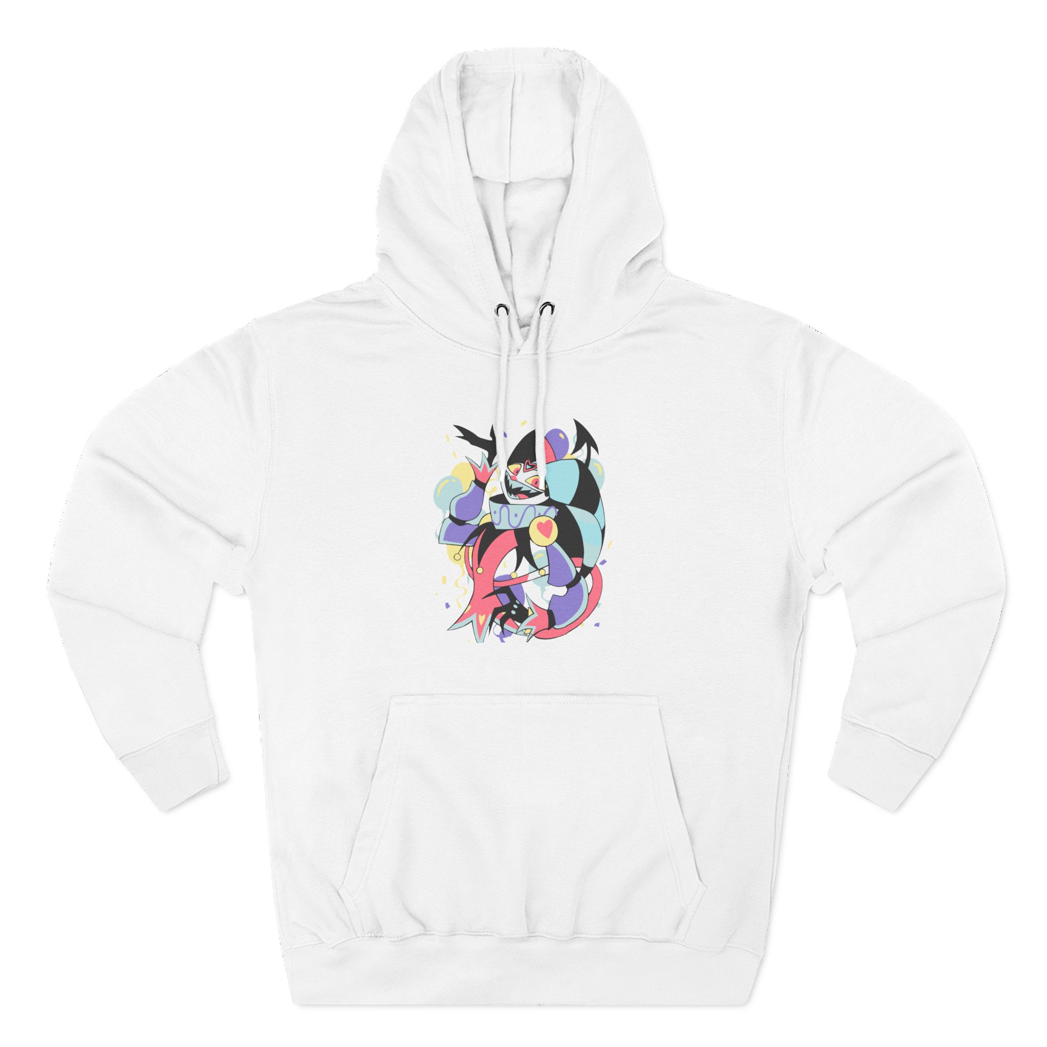 Helluva Boss Fizzarolli Three-Panel Fleece Hoodie