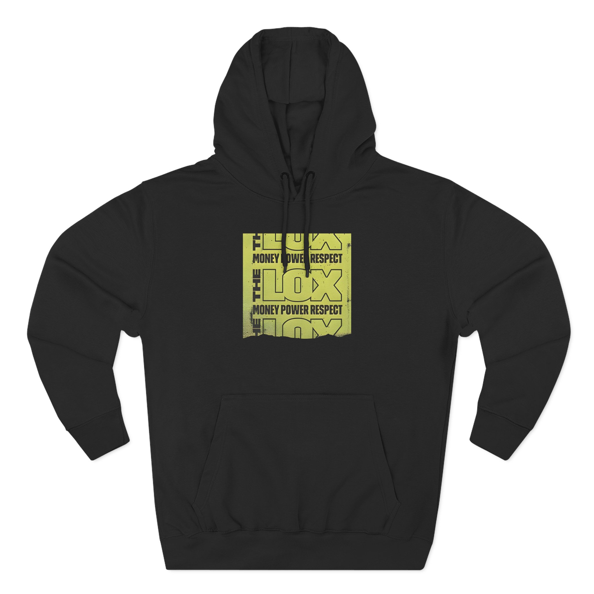 The Lox Wheatpaste Three-Panel Fleece Hoodie