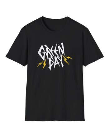 Green Day Bolt Logo Unisex Softstyle T-Shirt