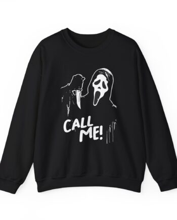 Ghostface CALL ME Unisex Heavy Blend™ Crewneck Sweatshirt