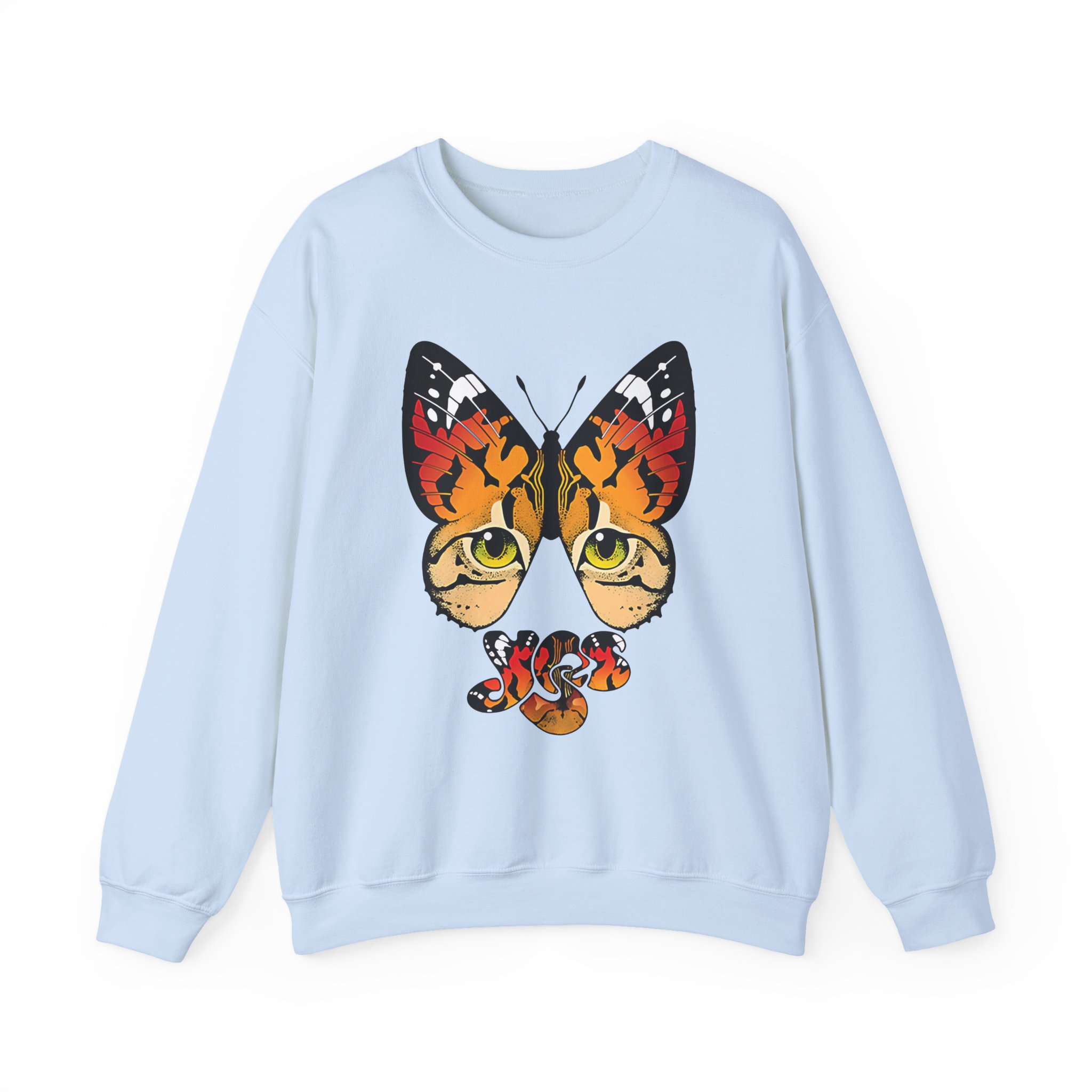 Yes Monarch Eyes Logo Unisex Heavy Blendâ„¢ Crewneck Sweatshirt