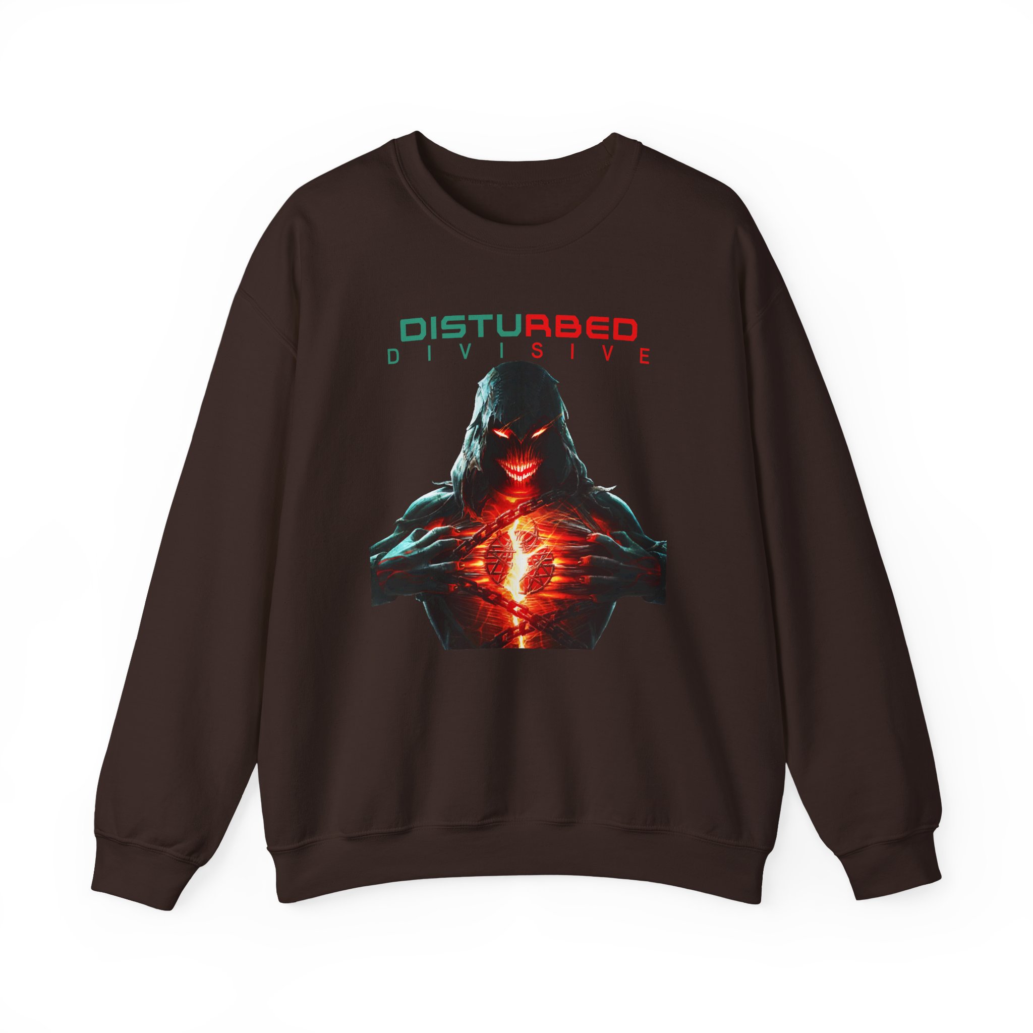 Disturbed Divisive Unisex Heavy Blendâ„¢ Crewneck Sweatshirt