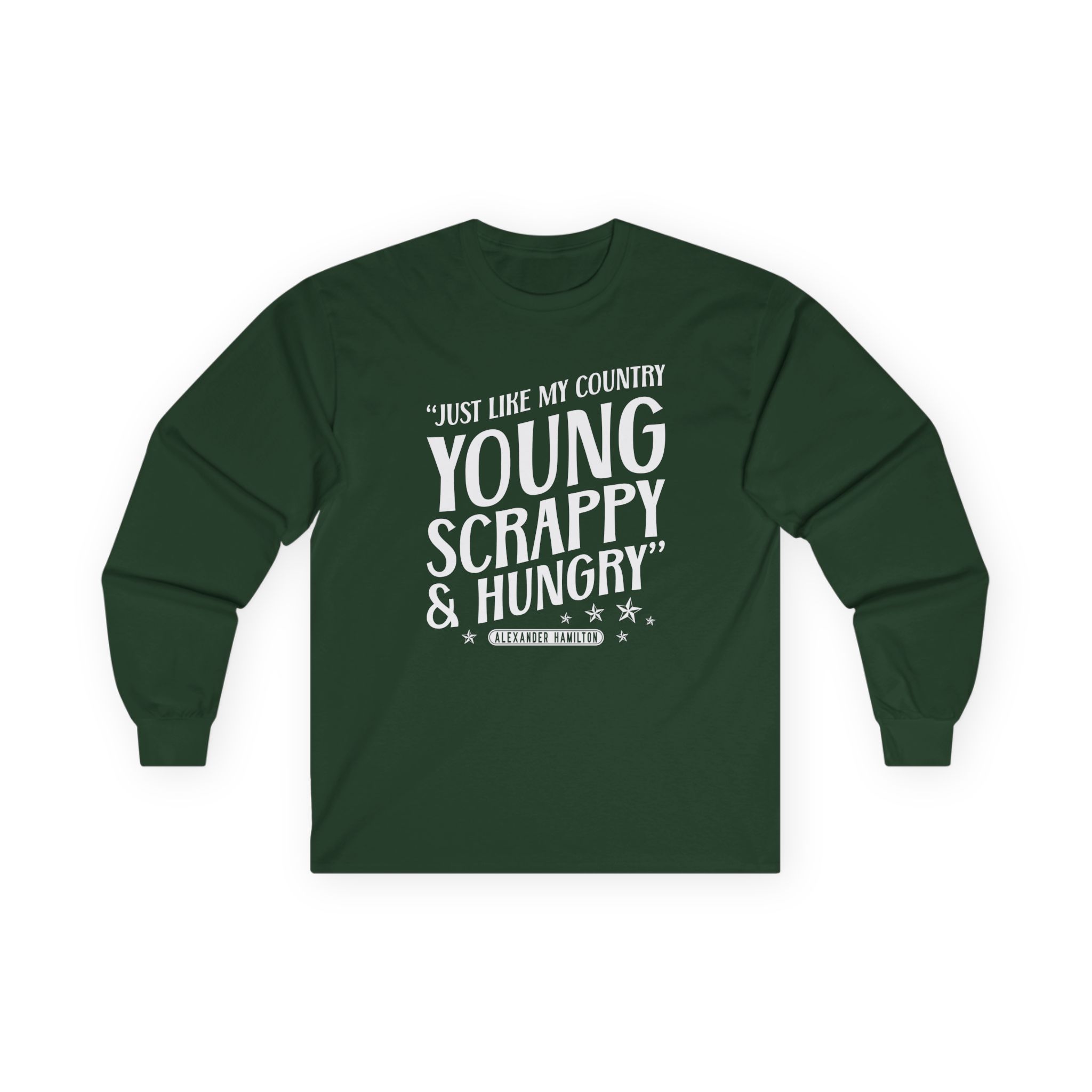 Hamilton Young and Scrappy Unisex Ultra Cotton Long Sleeve Tee