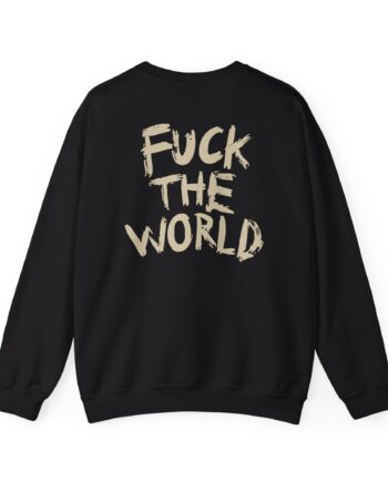 Disco Fuck the World Unisex Heavy Blend™ Crewneck Sweatshirt