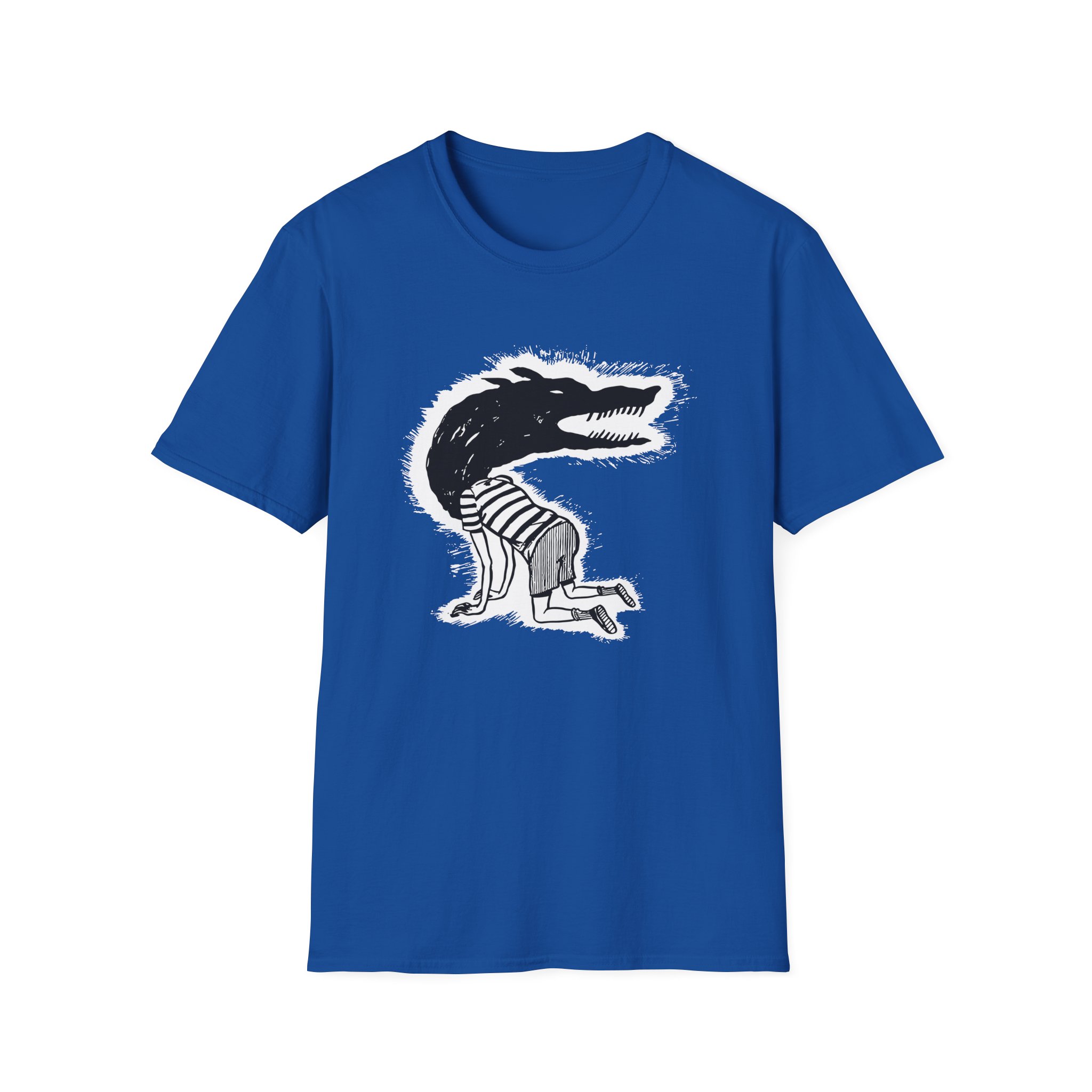 Fireworks Wolf Kid Unisex Softstyle T-Shirt