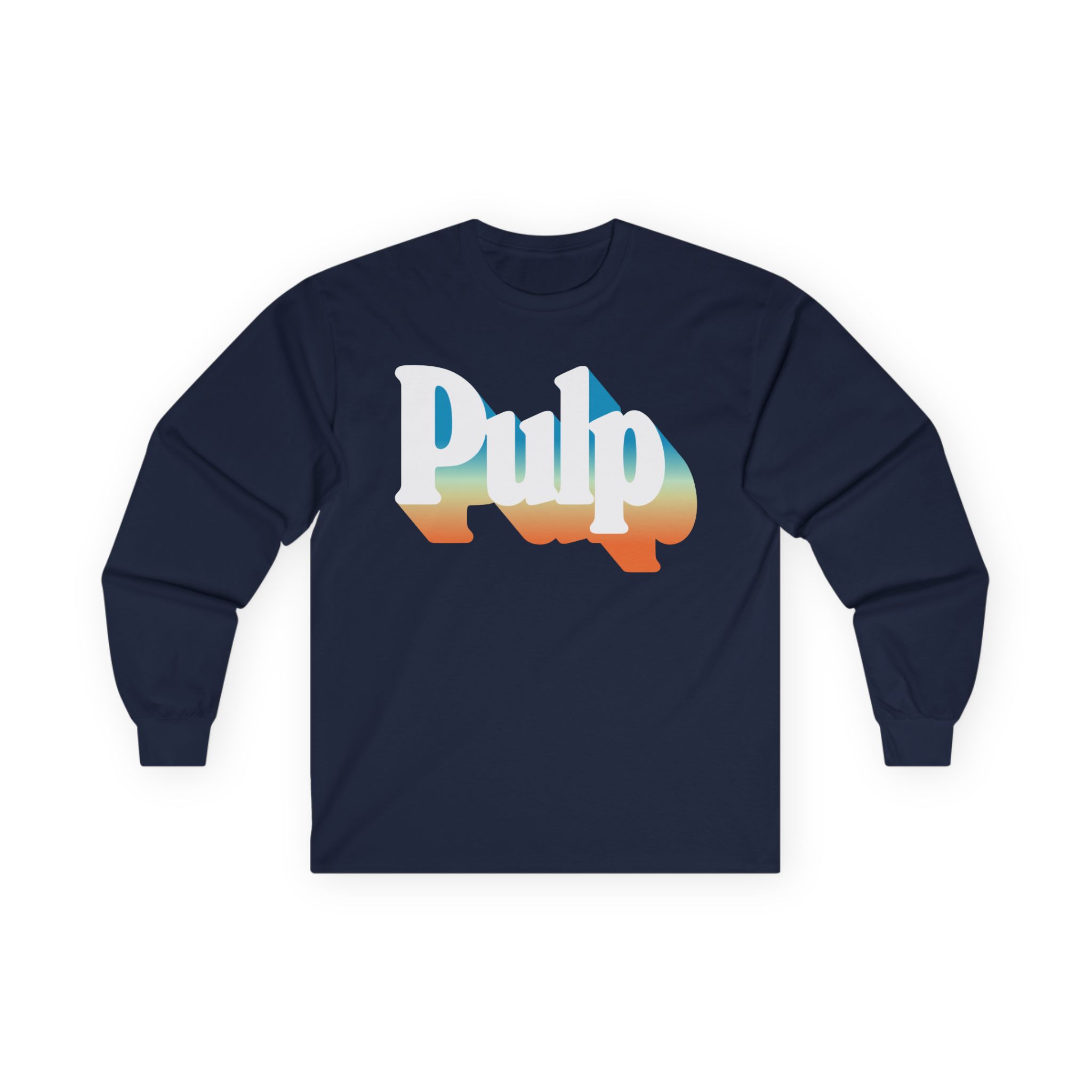 Pulp Gradient Logo Unisex Ultra Cotton Long Sleeve Tee
