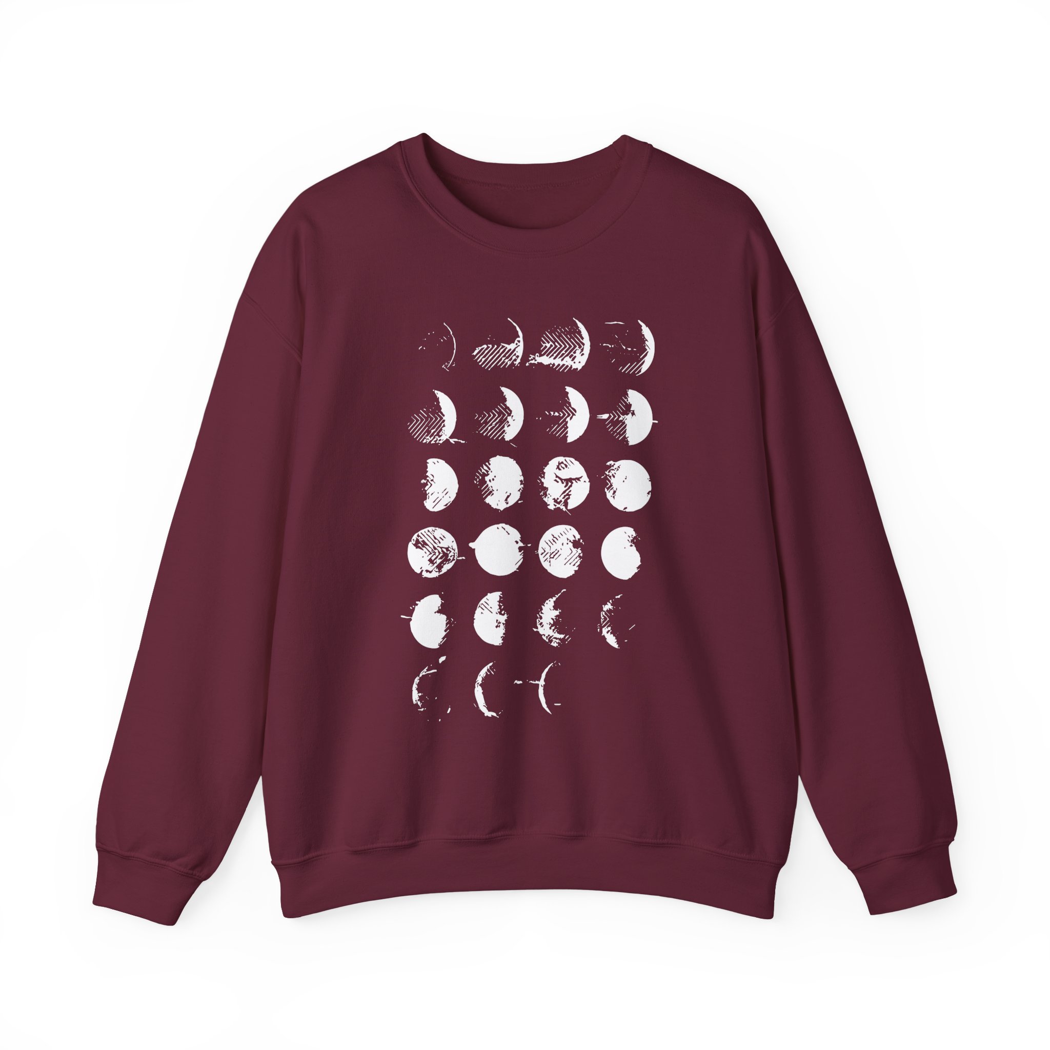 Converge Moon Phases Unisex Heavy Blendâ„¢ Crewneck Sweatshirt