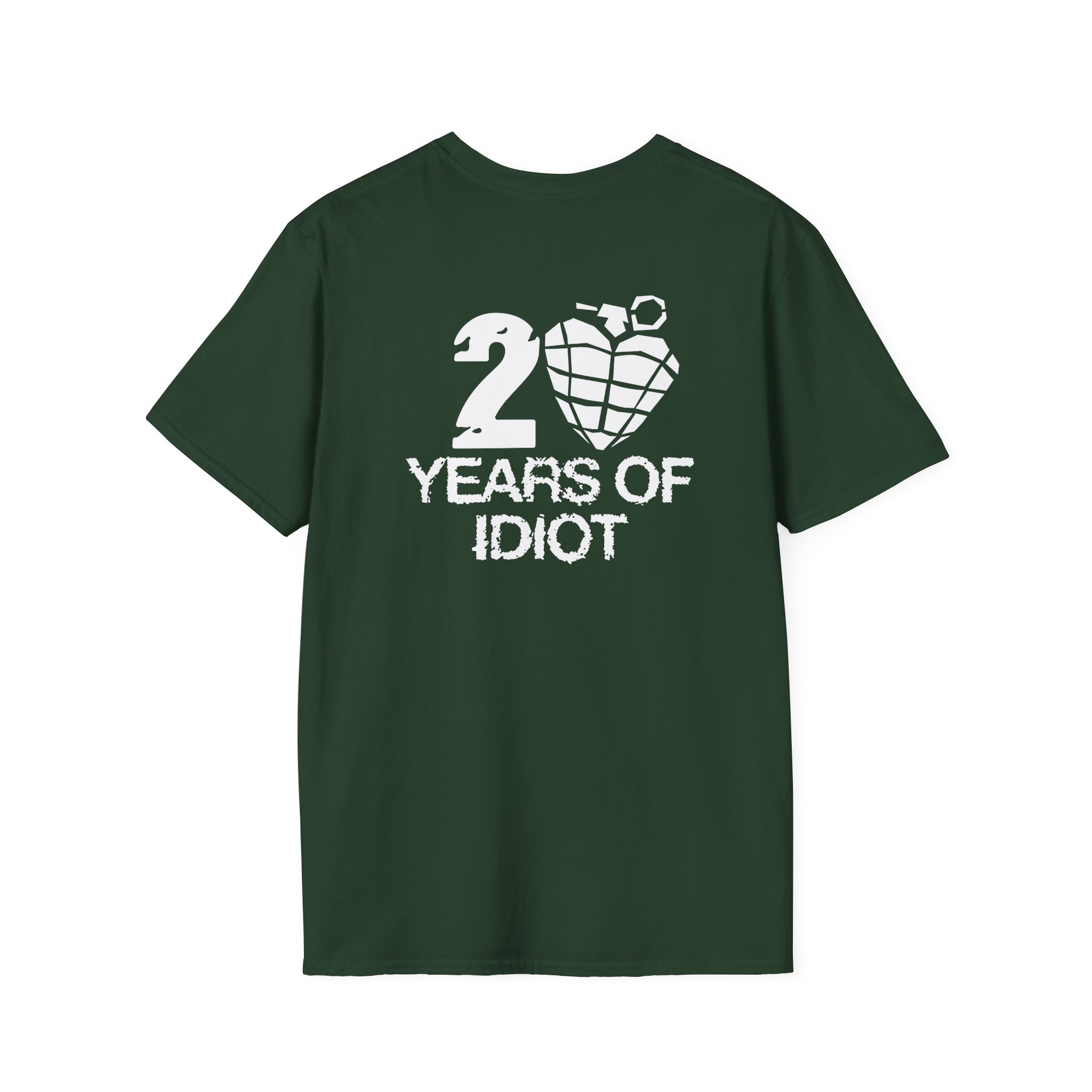 Green Day 20 Years of Idiot Unisex Softstyle T-Shirt
