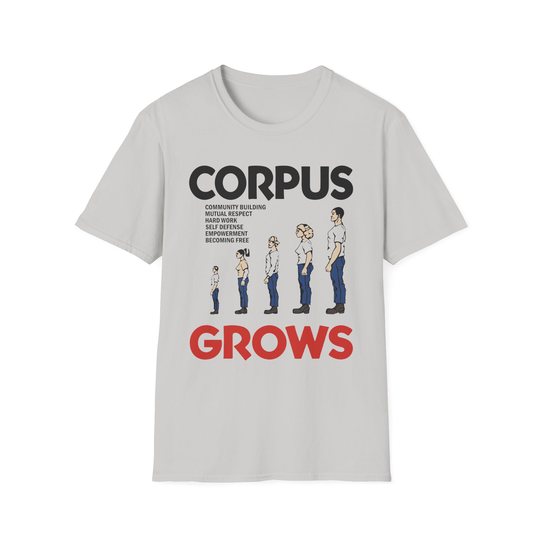 Show Me the Body Corpus Grows Unisex Softstyle T-Shirt