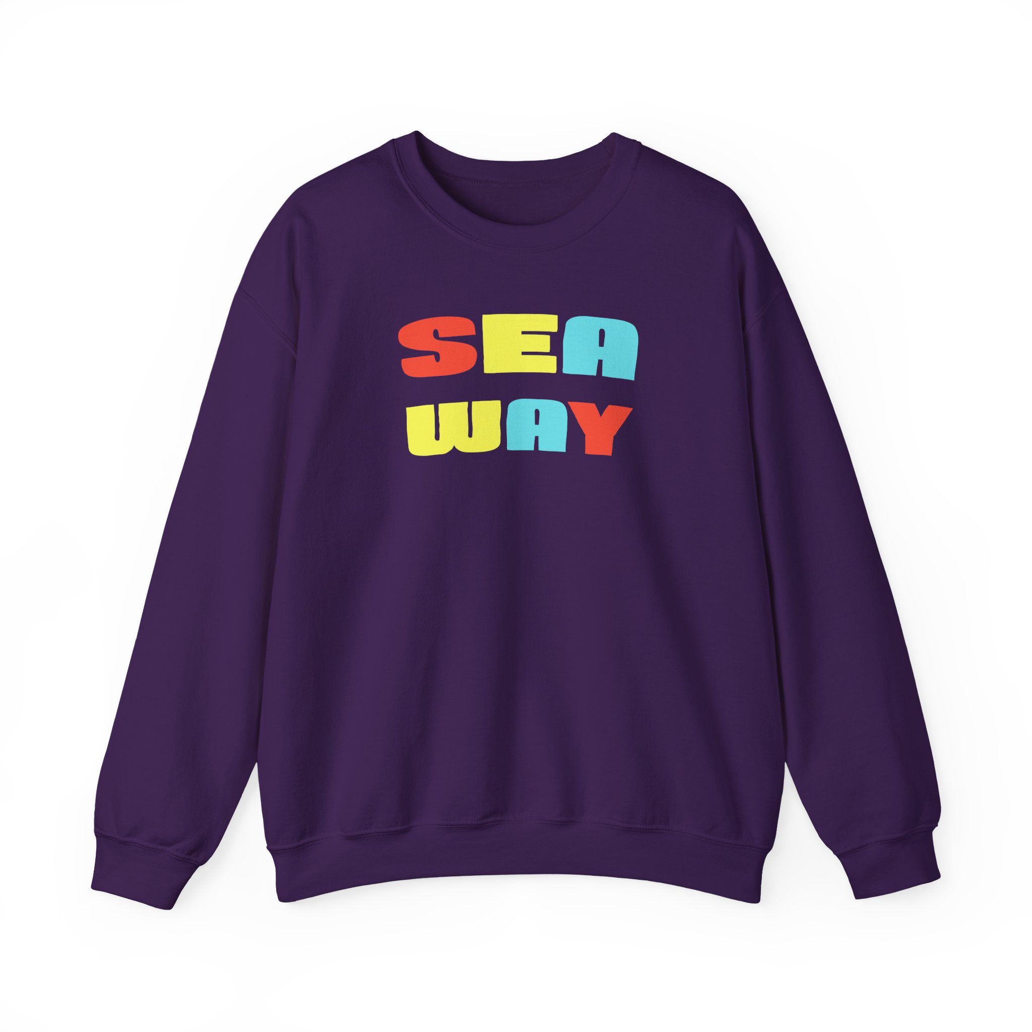 Seaway Big Vibe Stacked Unisex Heavy Blendâ„¢ Crewneck Sweatshirt