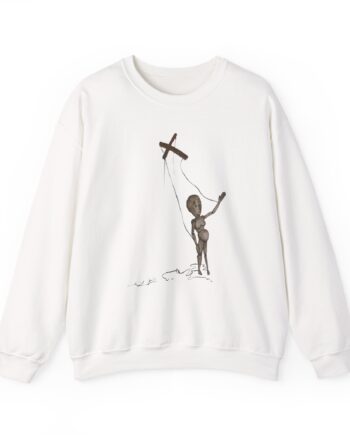 Kurt Cobain Painted Puppet Acid Unisex Heavy Blend™ Crewneck Sweatshirt