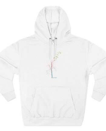 Courteeners Pastel Ombre Tree Three-Panel Fleece Hoodie