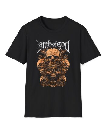 Lamb of God Rooted Skull Unisex Softstyle T-Shirt