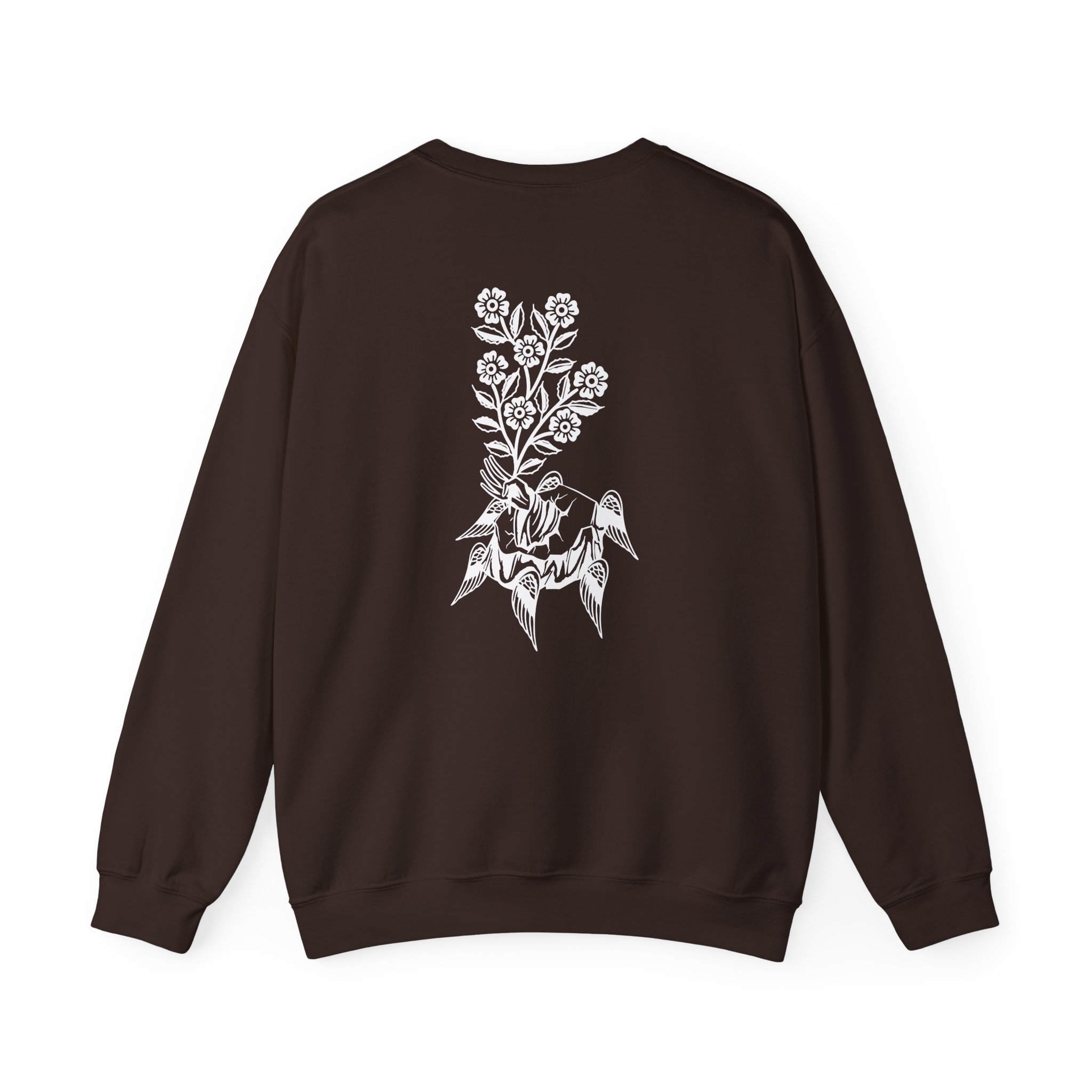 Fireworks Flowers Unisex Heavy Blendâ„¢ Crewneck Sweatshirt