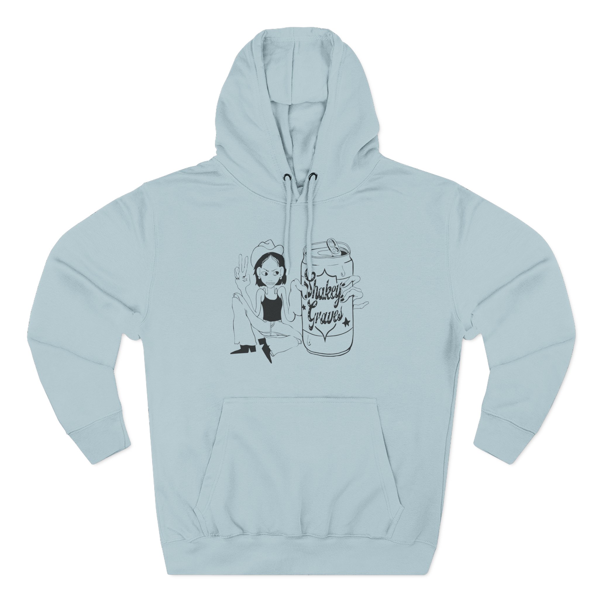 Shakey Graves Three-Panel Fleece Hoodie