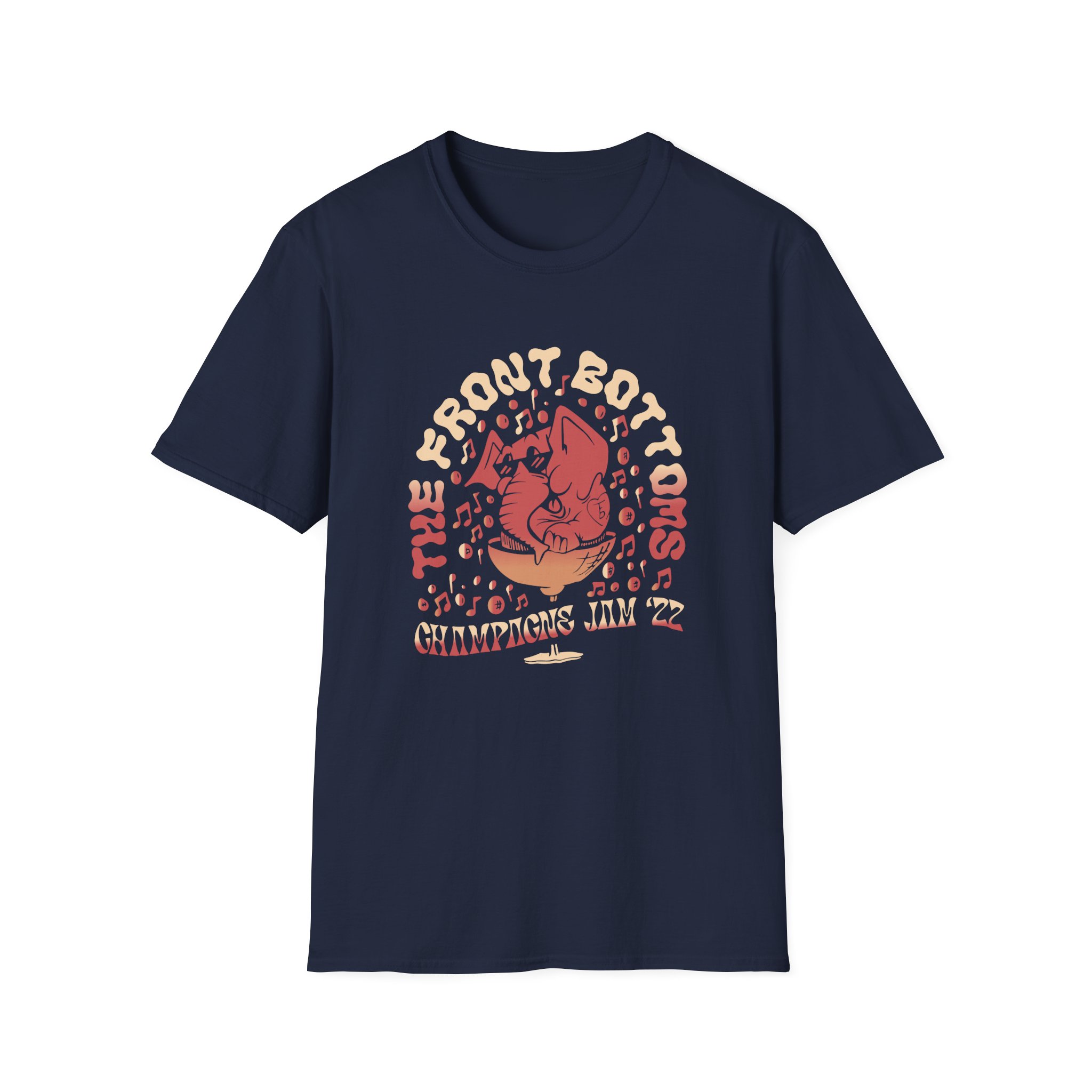 The Front Bottoms Champagne Jam 2022 Unisex Softstyle T-Shirt