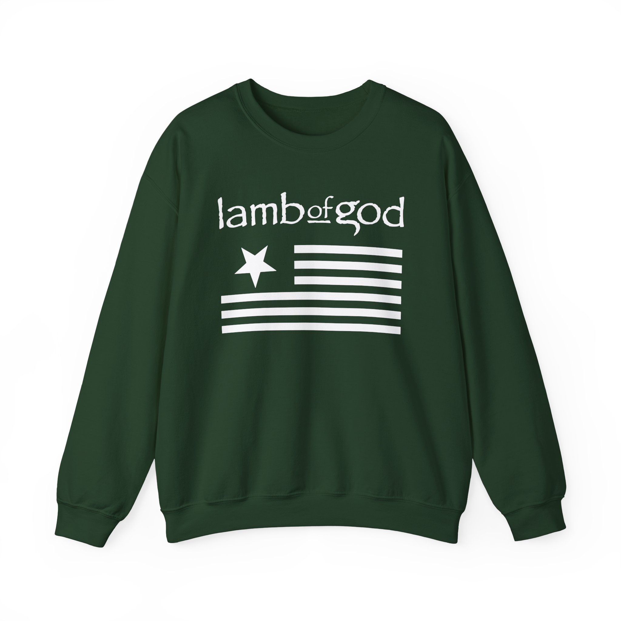 Lamb of God Flag Unisex Heavy Blendâ„¢ Crewneck Sweatshirt