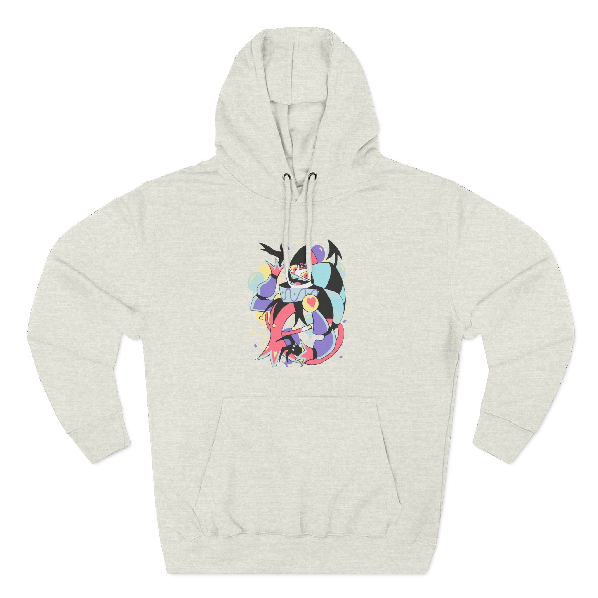 Helluva Boss Fizzarolli Three-Panel Fleece Hoodie