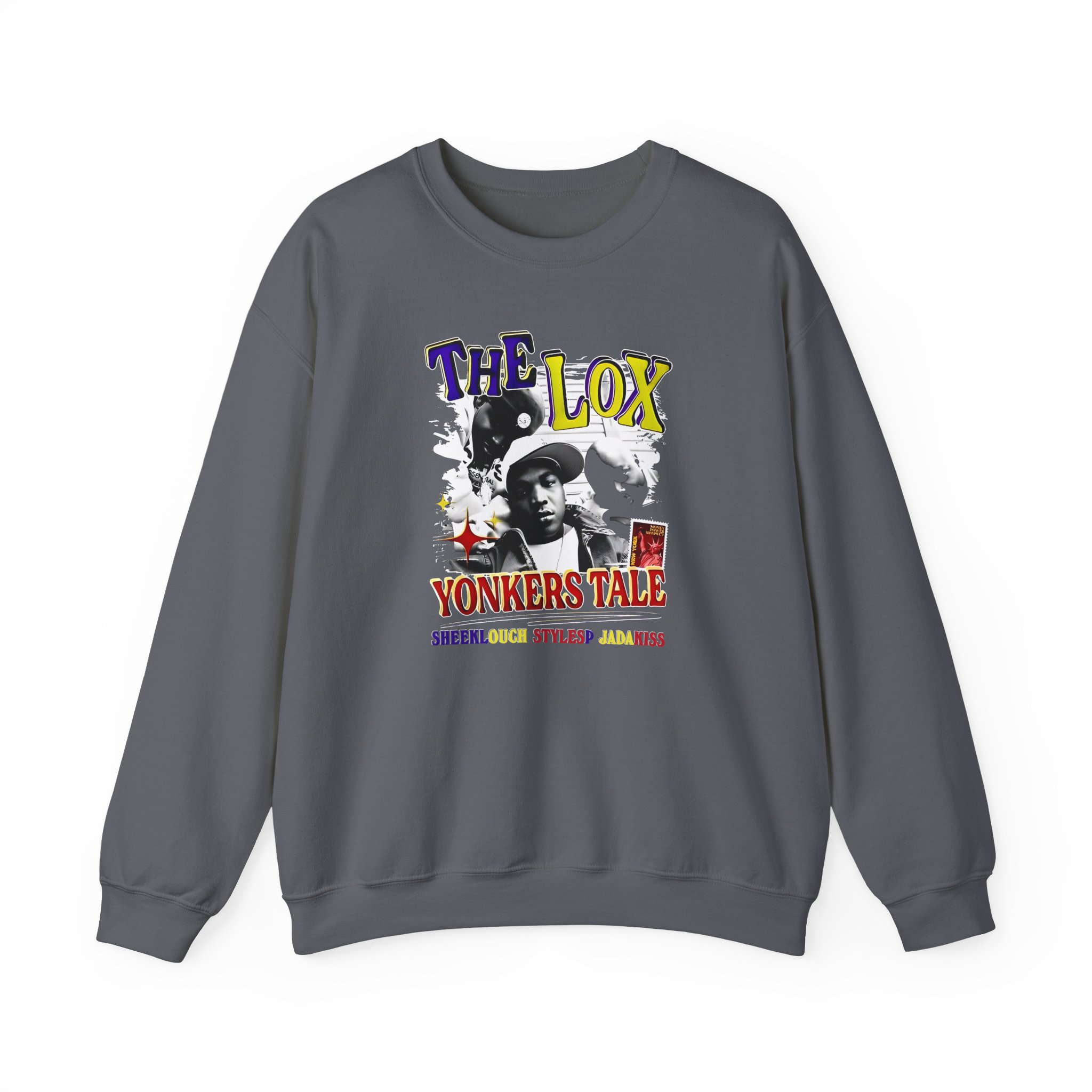 The Lox Yonkers Tale Sheek Louch Styles P Jadakiss Unisex Heavy Blend Crewneck Sweatshirt